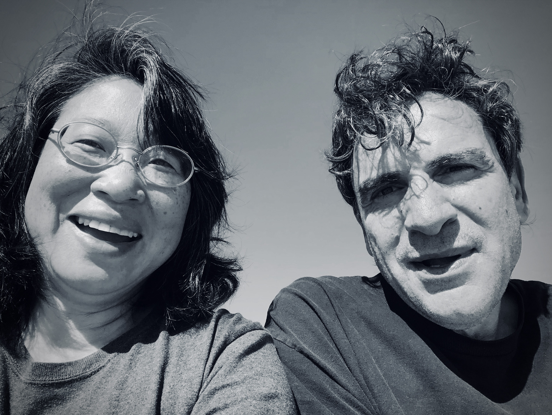 Guitarist Ilir Xhediku and drummer Sandra Yuen