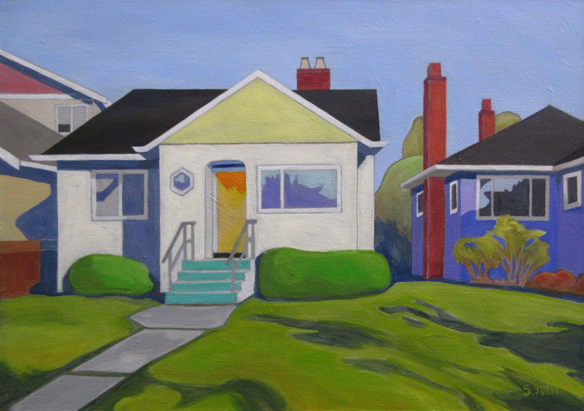 By Invitation Only, acrylic on canvas, 20 x 28 in, available