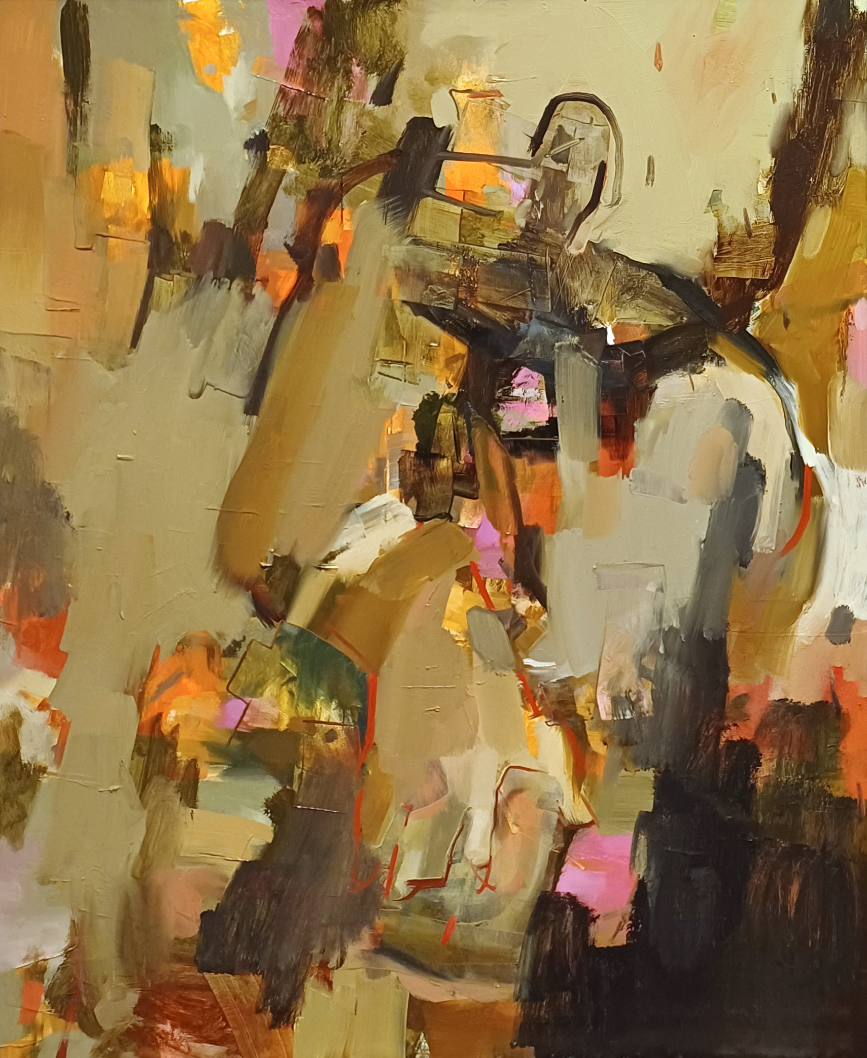 60x50 cm / Oil on HDF Panel / 2025