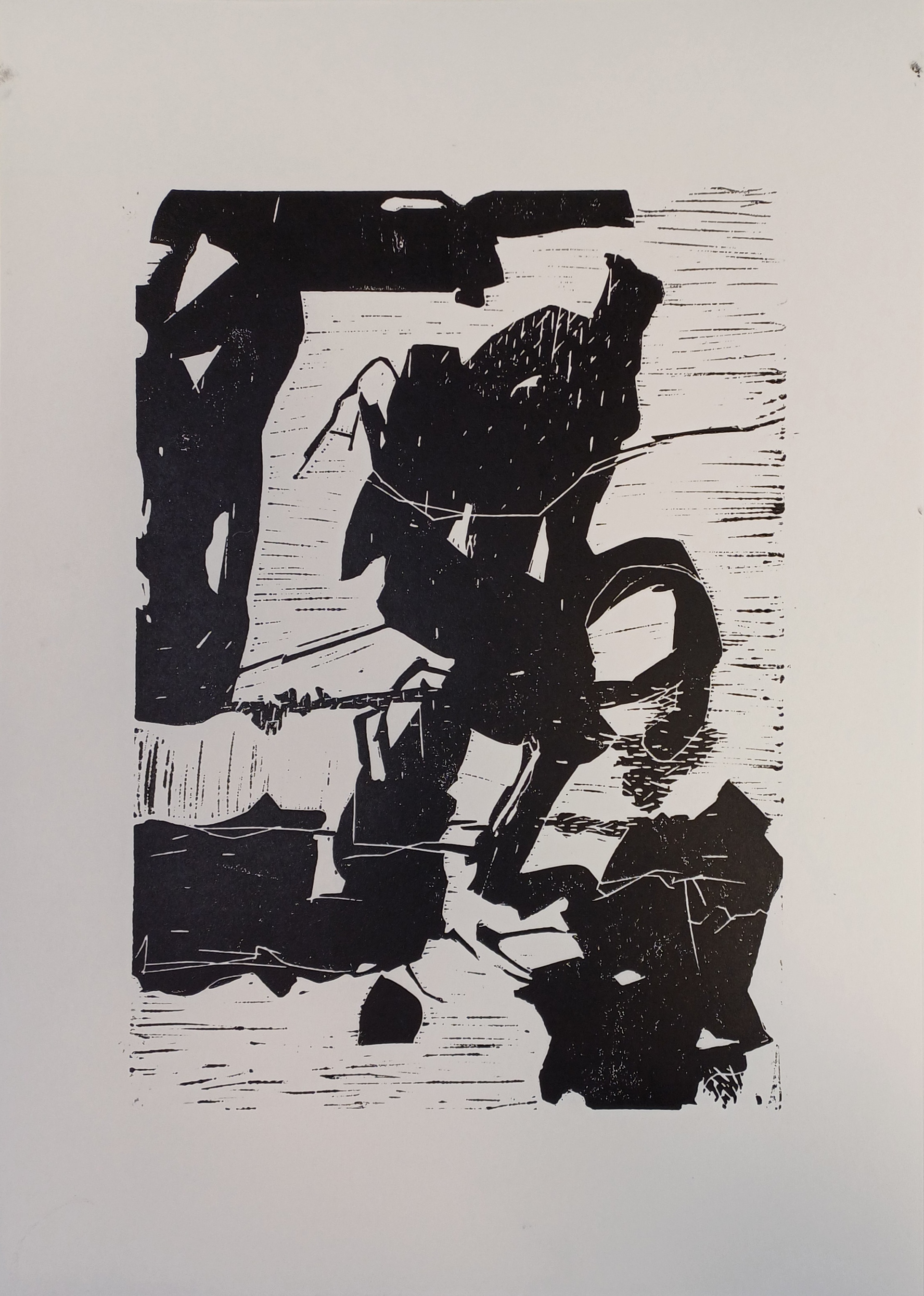 42x29,7 cm / Linol Print / 2025