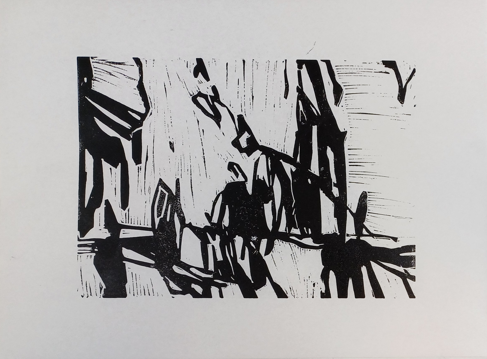 23x31 cm / Linol Print / 2025