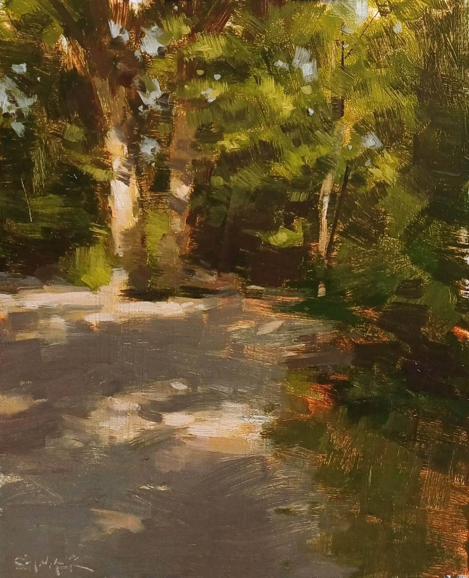 30x24 cm / Oil on canvas board / 2024