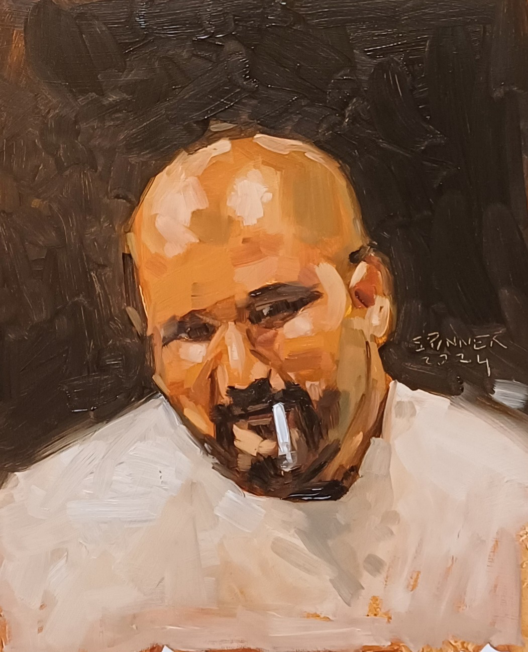 2024 / 24x30 cm / Oil on HDF