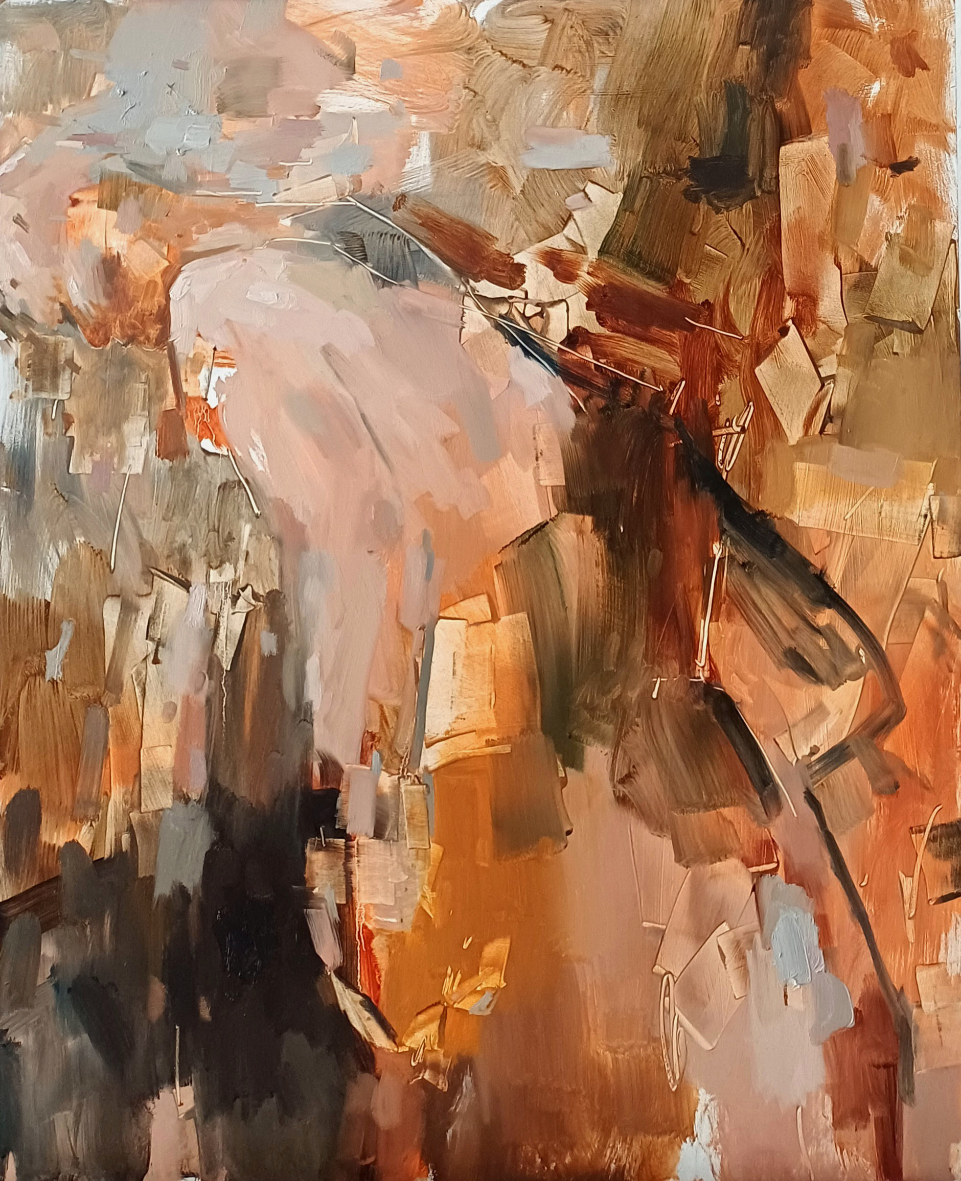 50x60 cm / Oil on HDF Panel / 2025