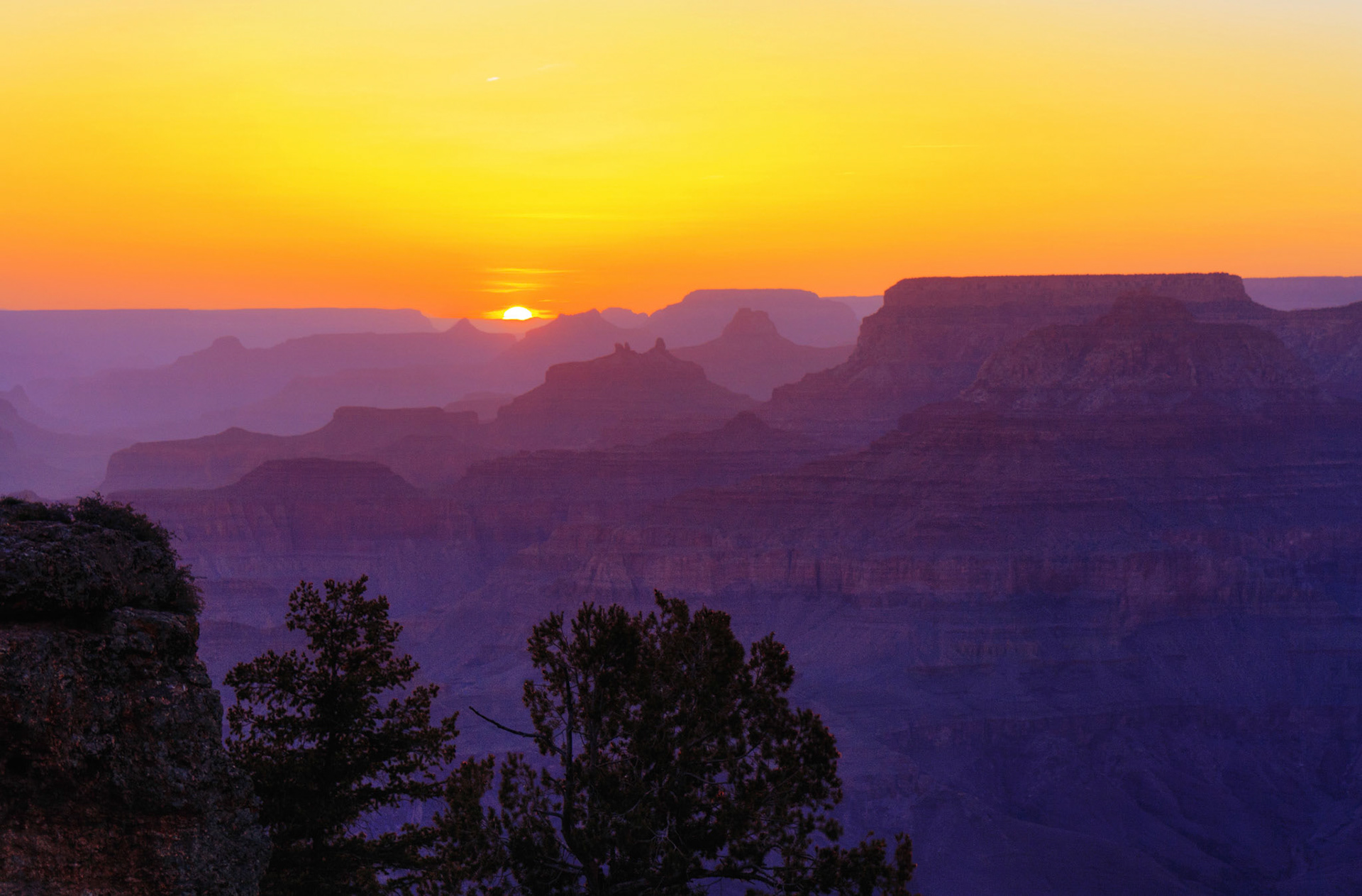 The Grand Canyon at Sunset
