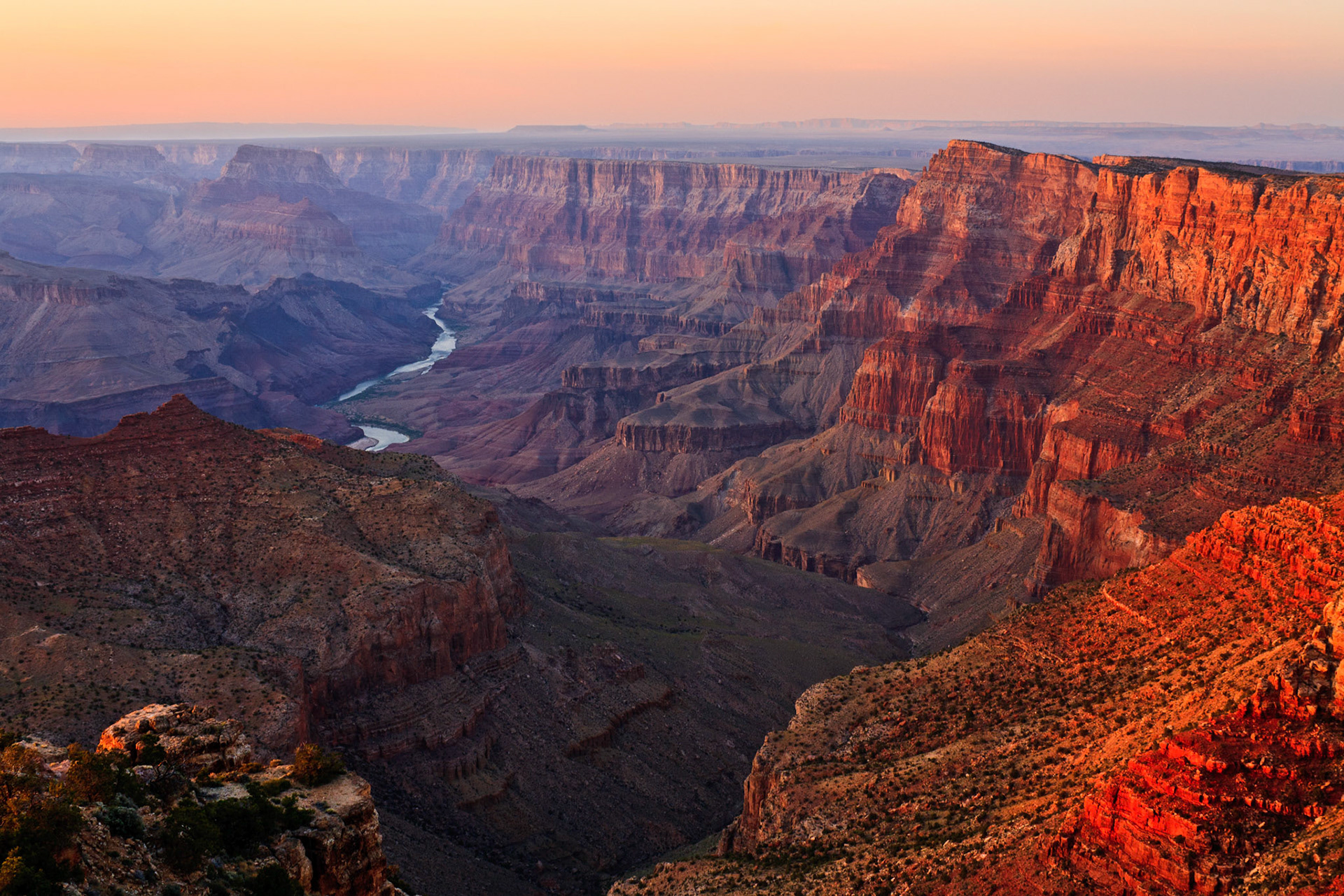 Grand Canyon at Sunset from Navajo Point, Grand Canyon National Park, Arizona