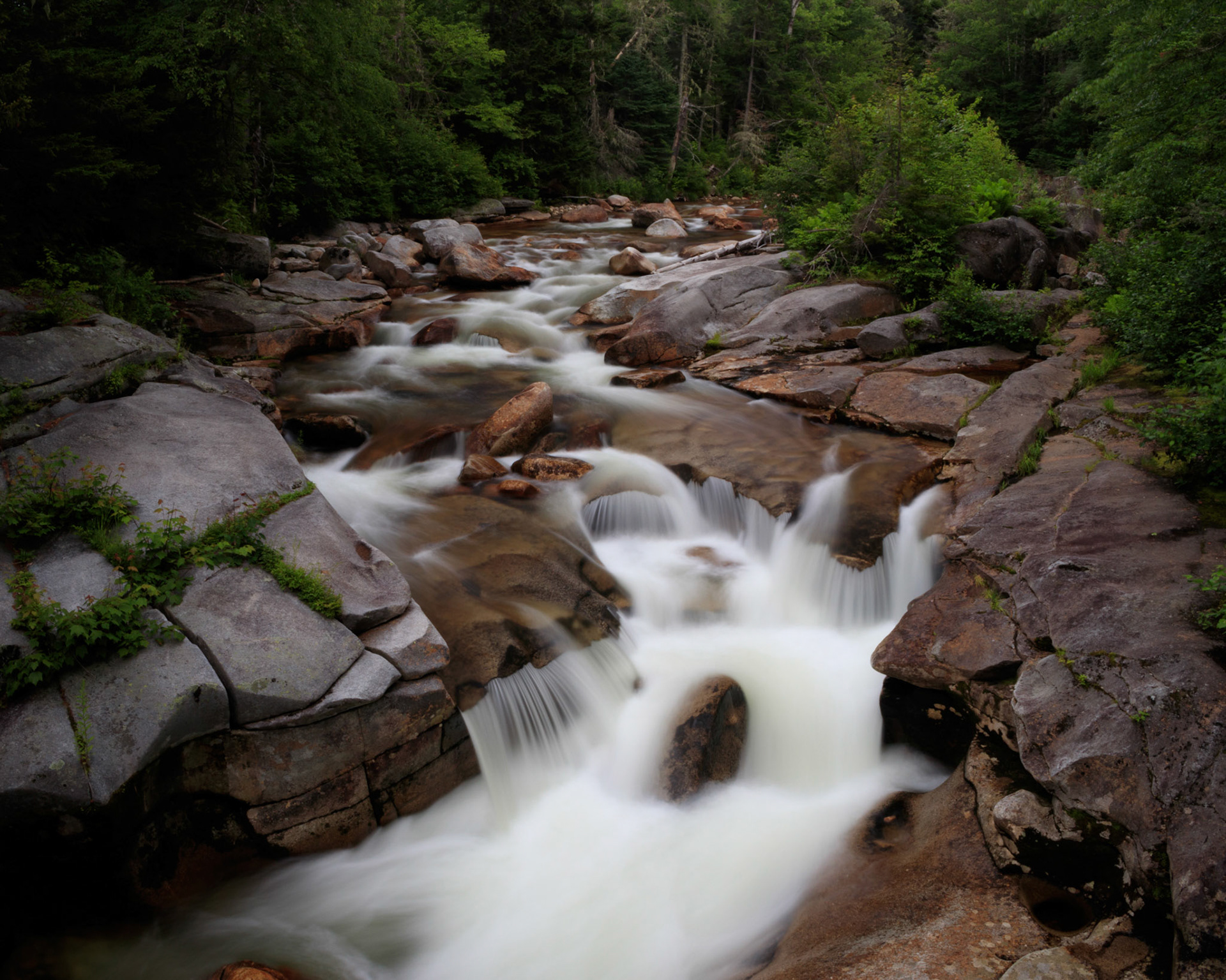 Upper Ammonoosuc Falls, White Mountain National Forest, New Hampshire 6854-6855