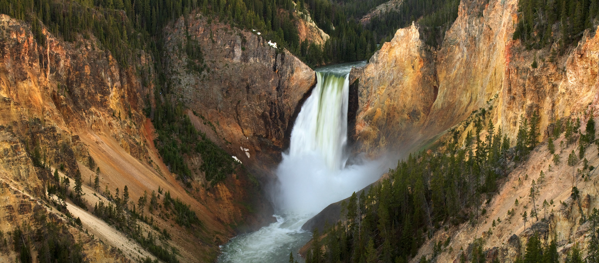 Lower Yellowstone Falls from Lookout Point, Yellowstone National Park, Wyoming