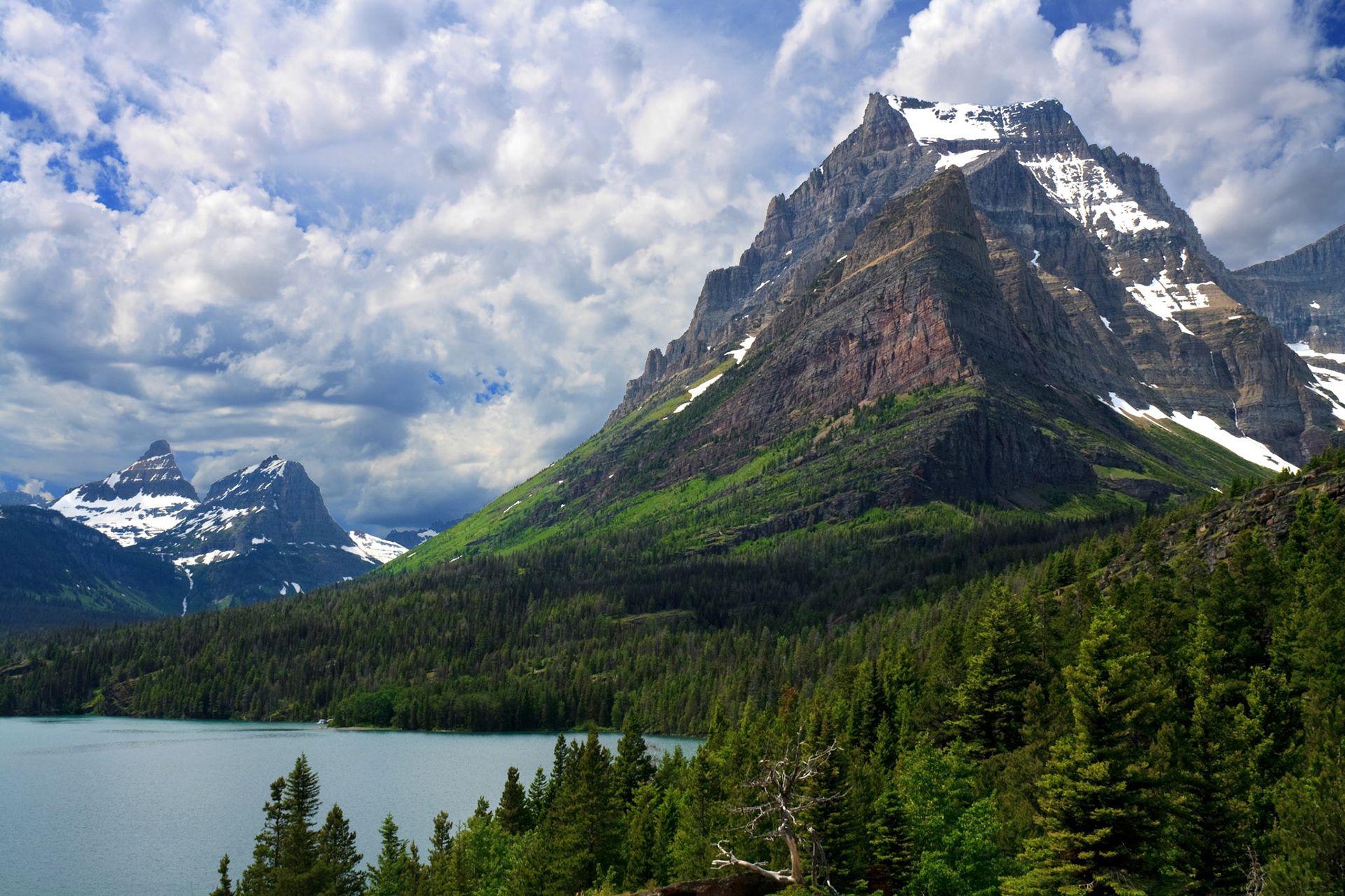 Glacier National Park from Sun Point, Montana