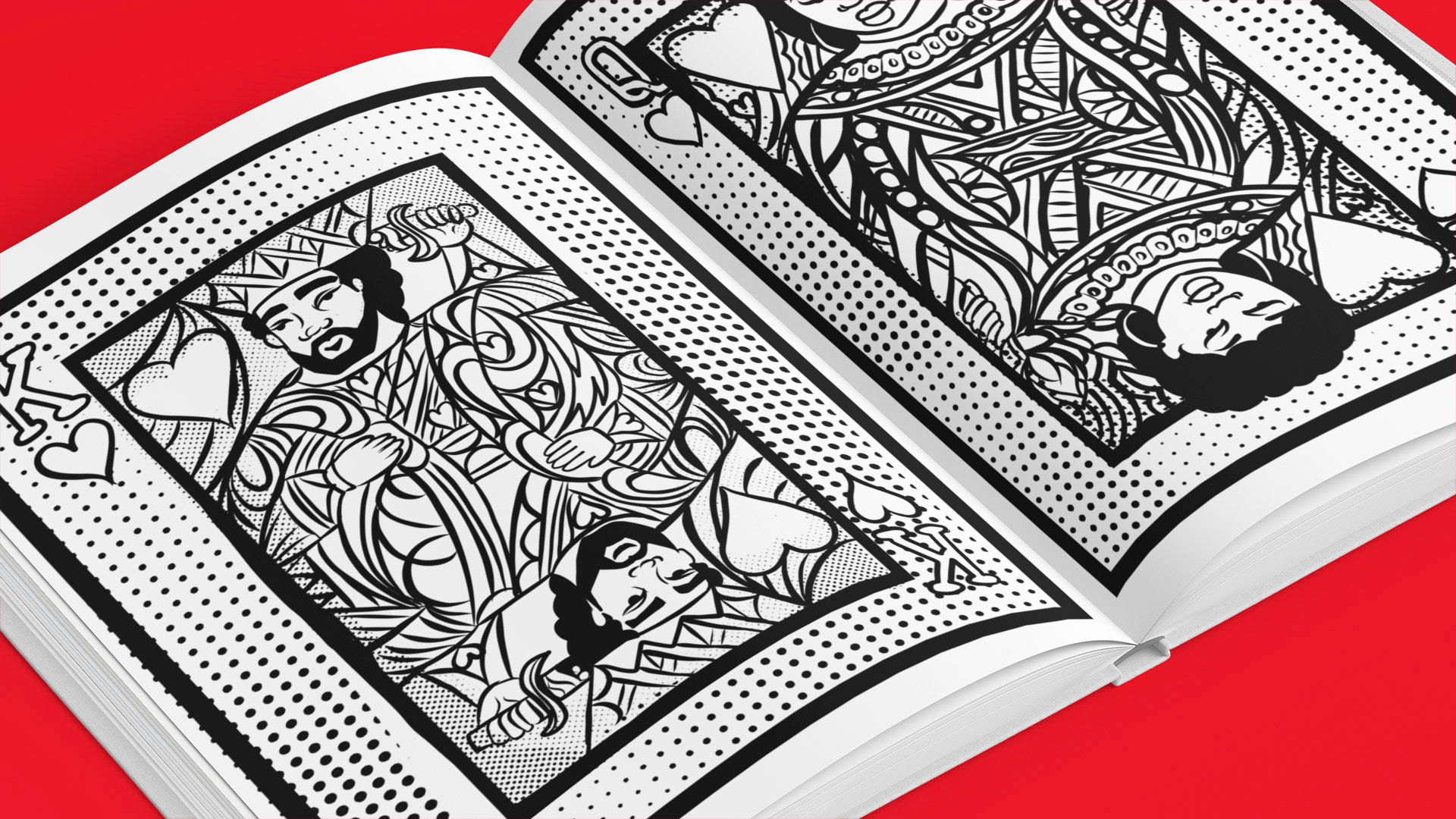 Black Queen Coloring Book and Planner