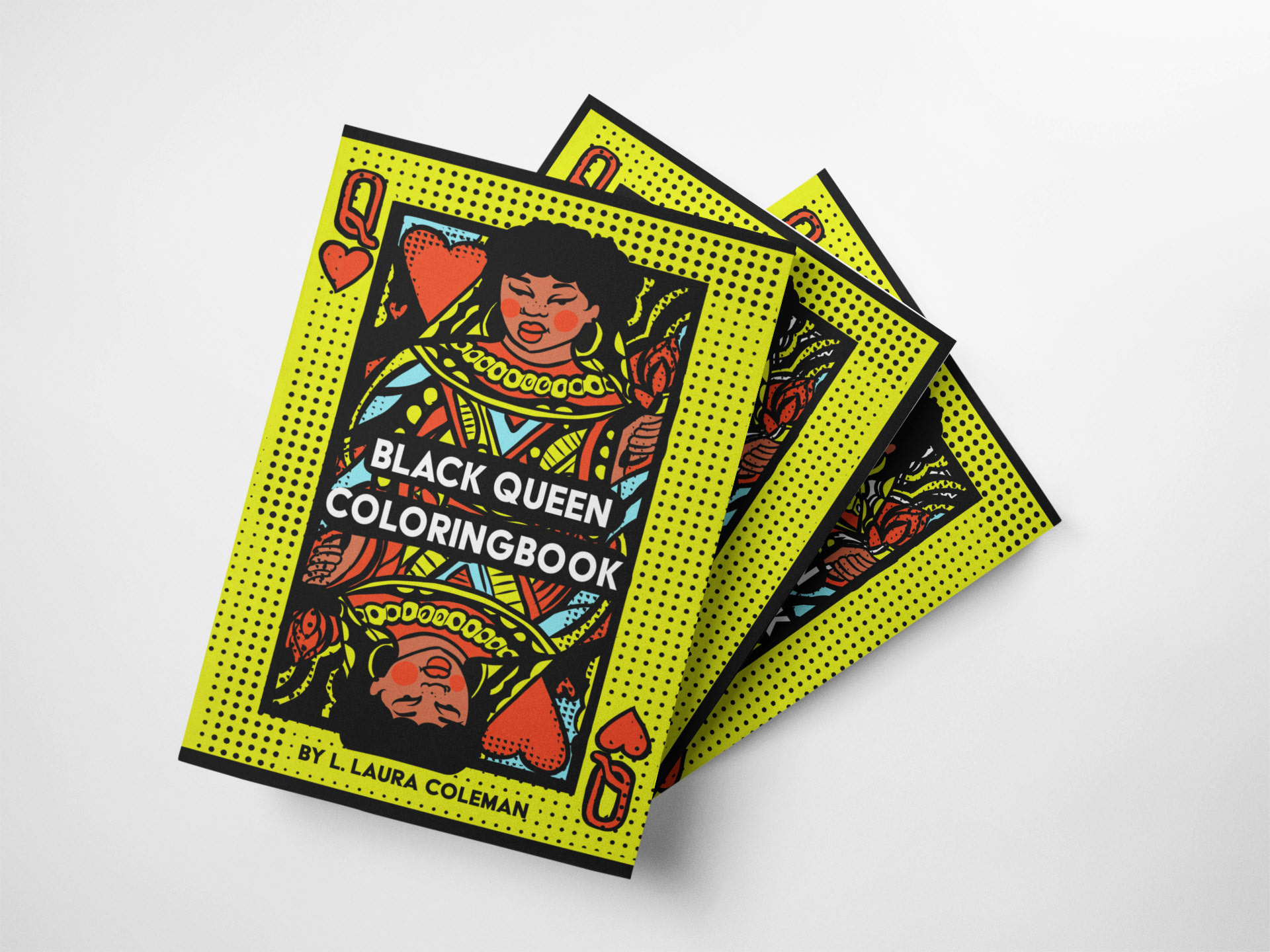 Black Queen Coloring Book and Planner - Now available to order here!