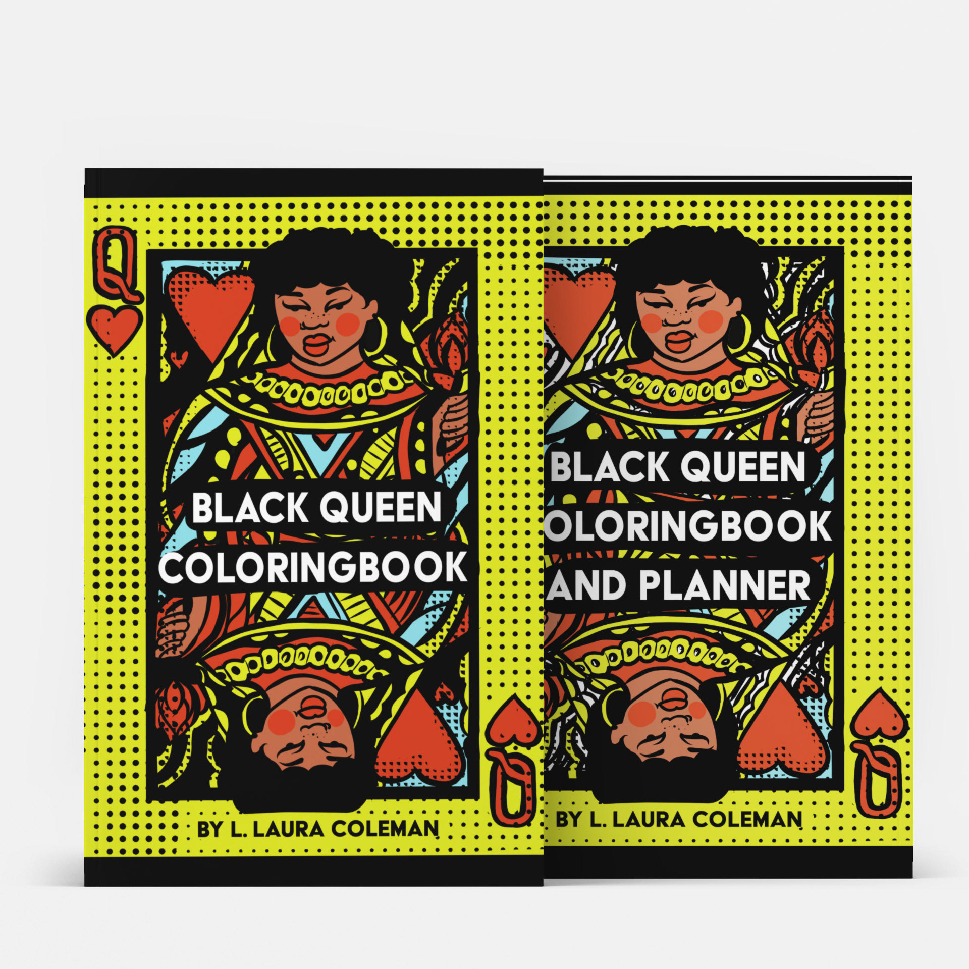 Black Queen Coloring Book and Planner