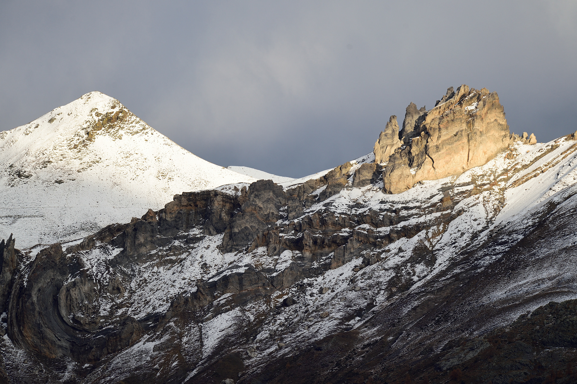 Le rocher des Tortisses haute Tinée