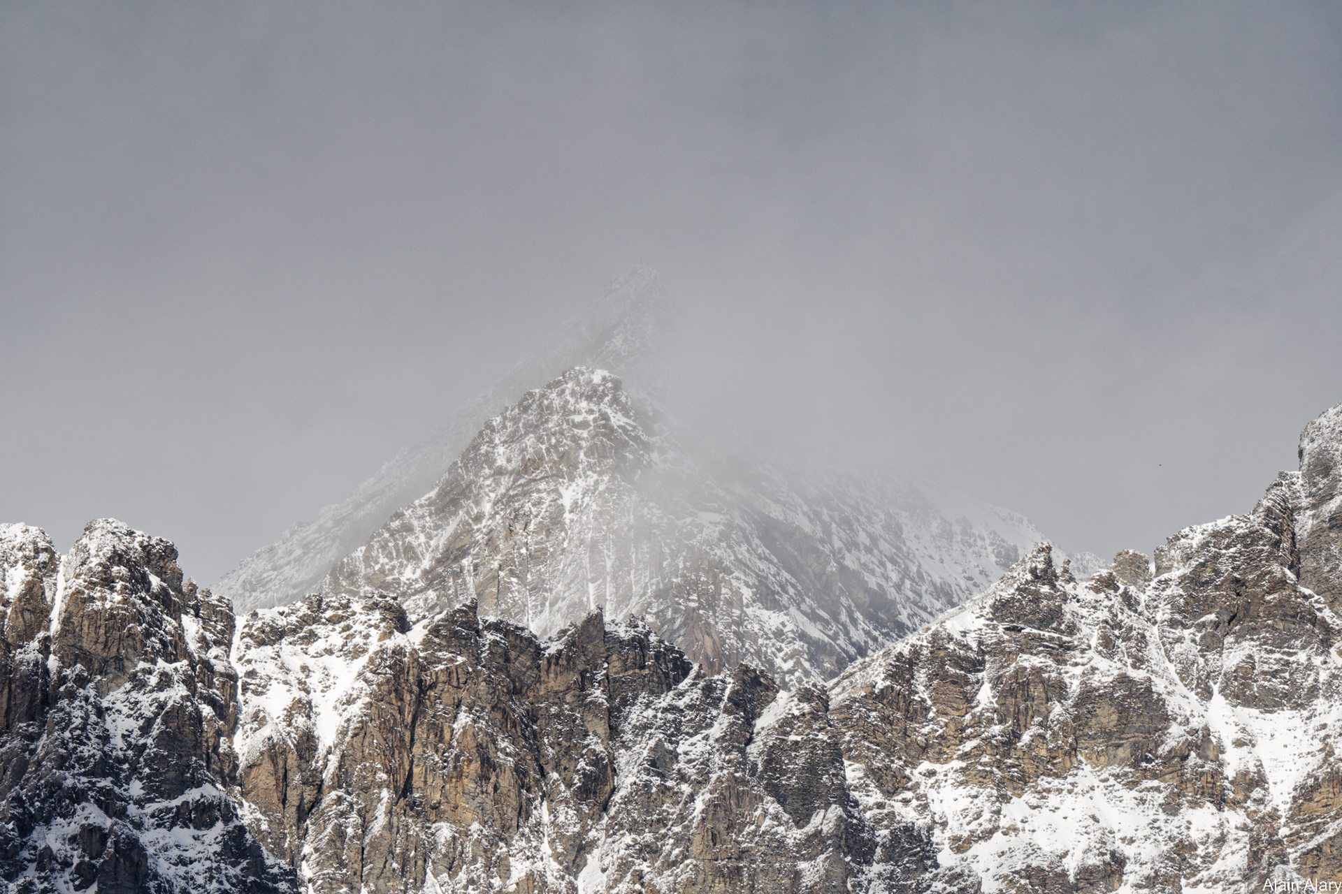 Haute Tinée en hiver