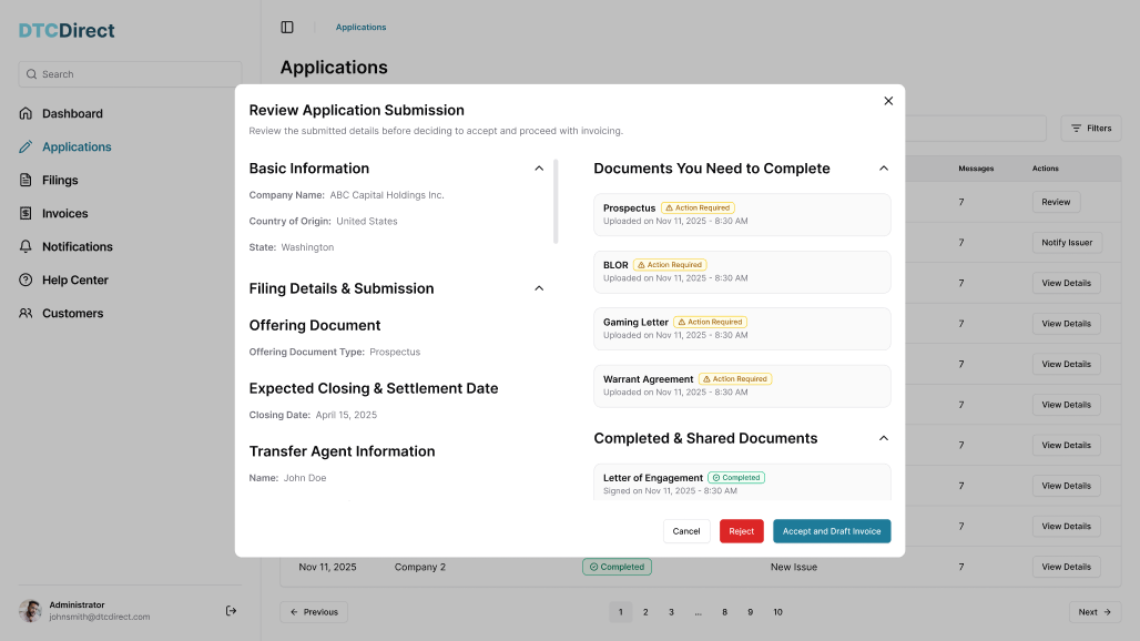 Application Review