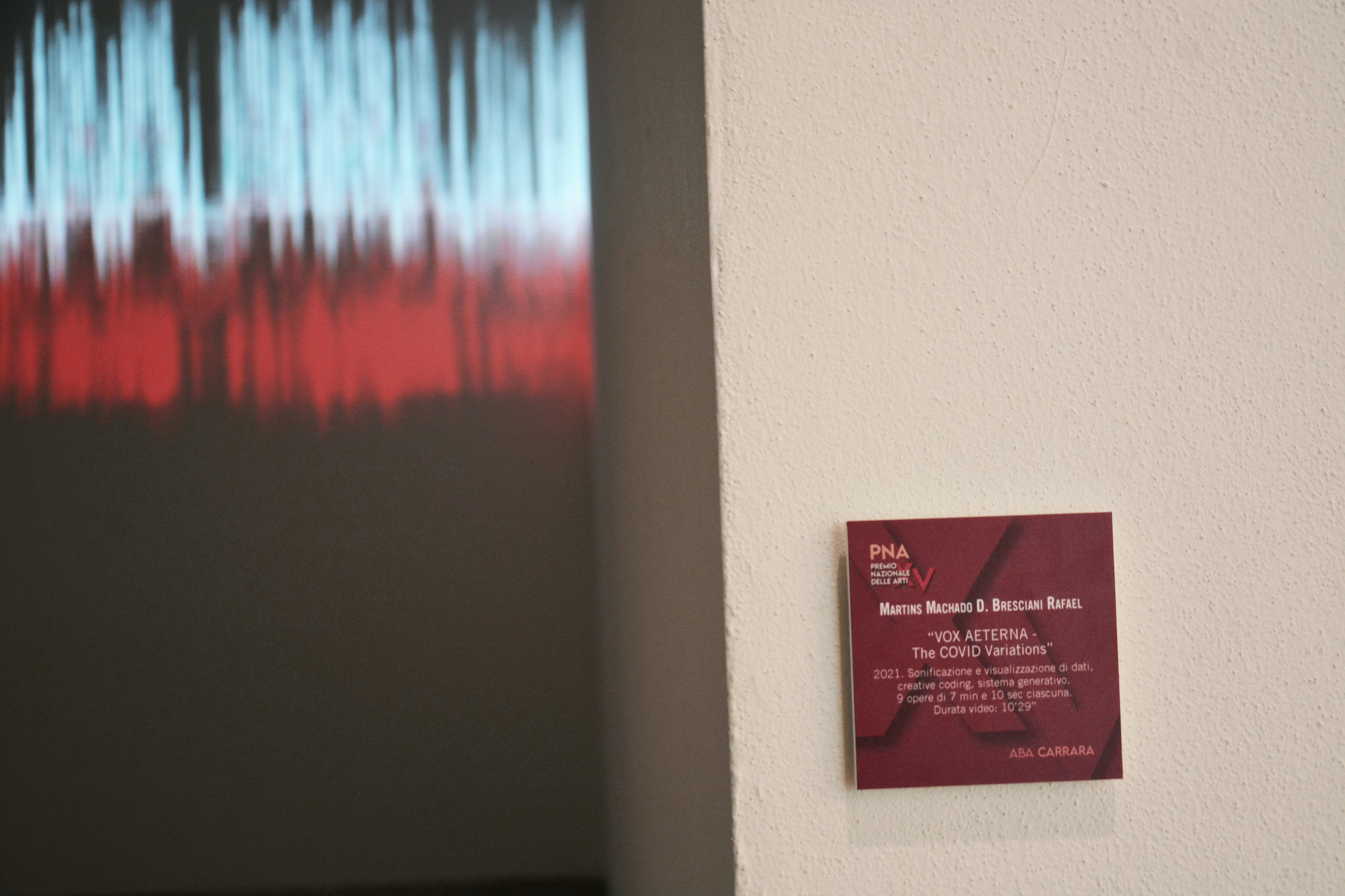 PNA21 exhibition at the Mas.Edu Museum of Contemporary Art in Sassari (Italy)