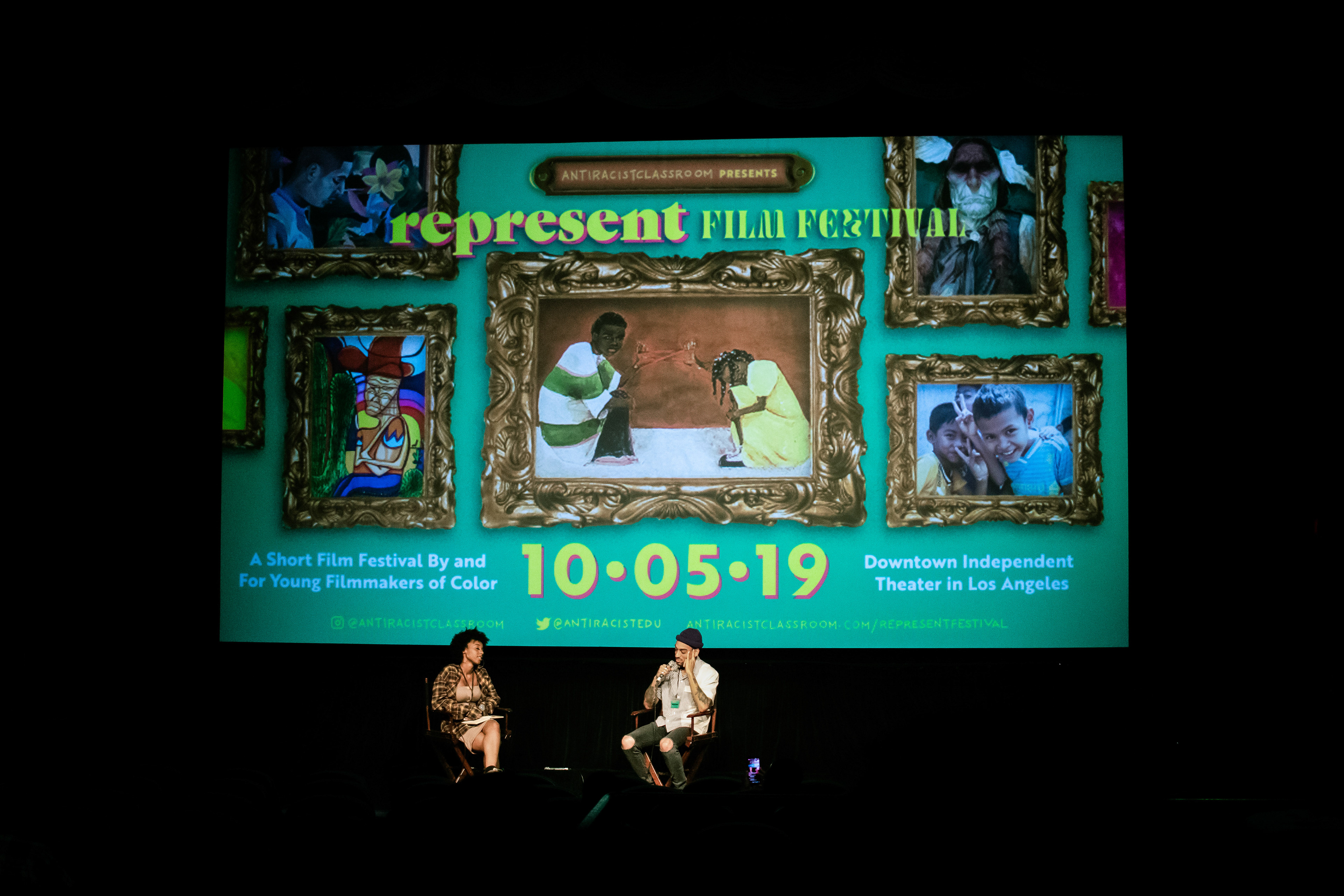 Event Poster shown between screenings.