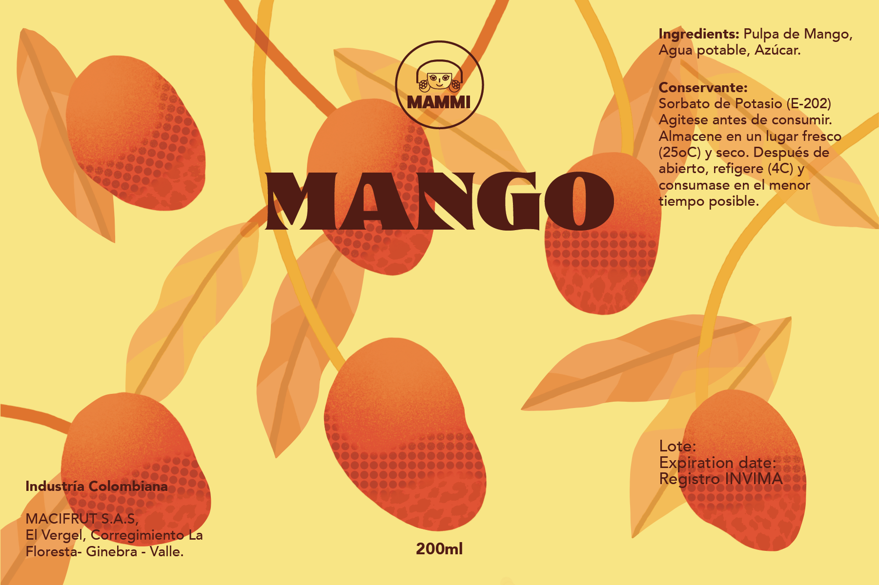 Juice and Soda Label Packaging