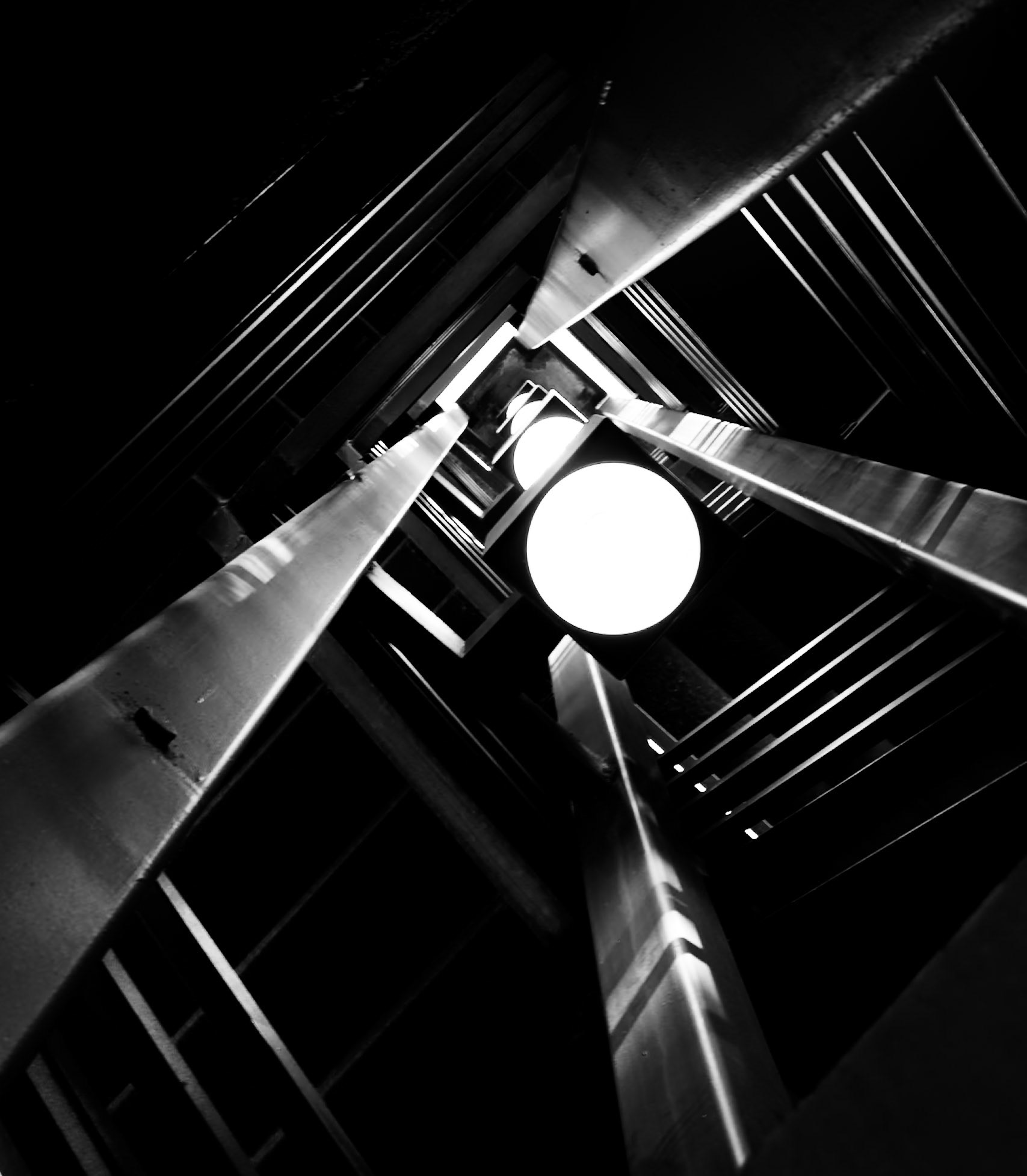 BW Stairwell 7071