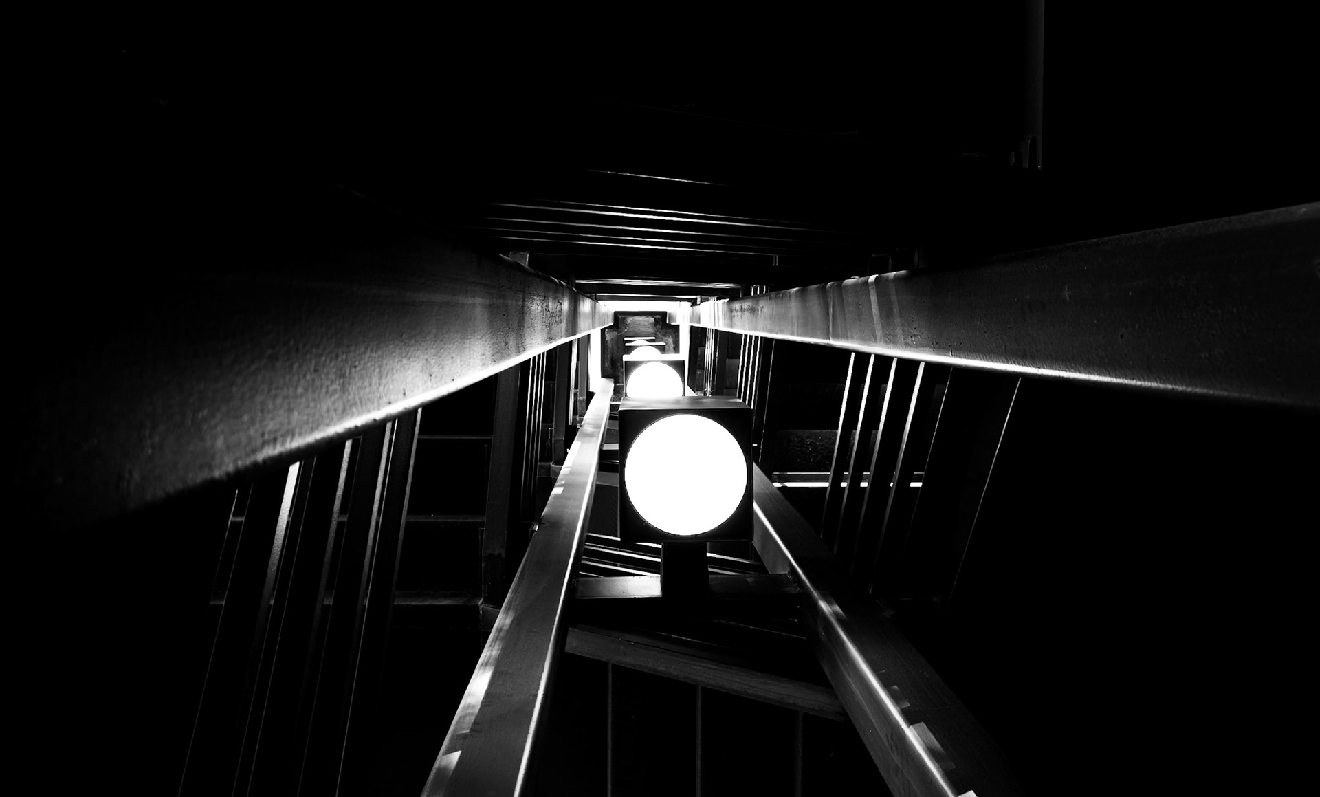 BW Stairwell 7047