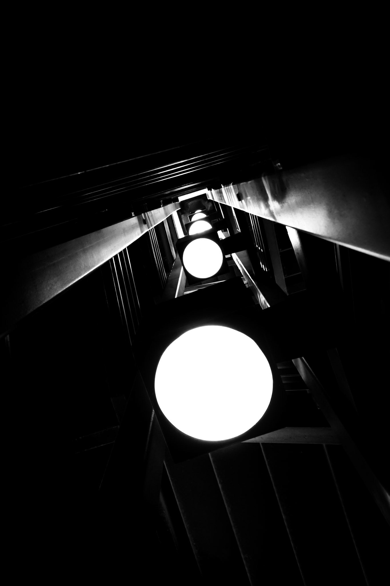 BW Stairwell 9362