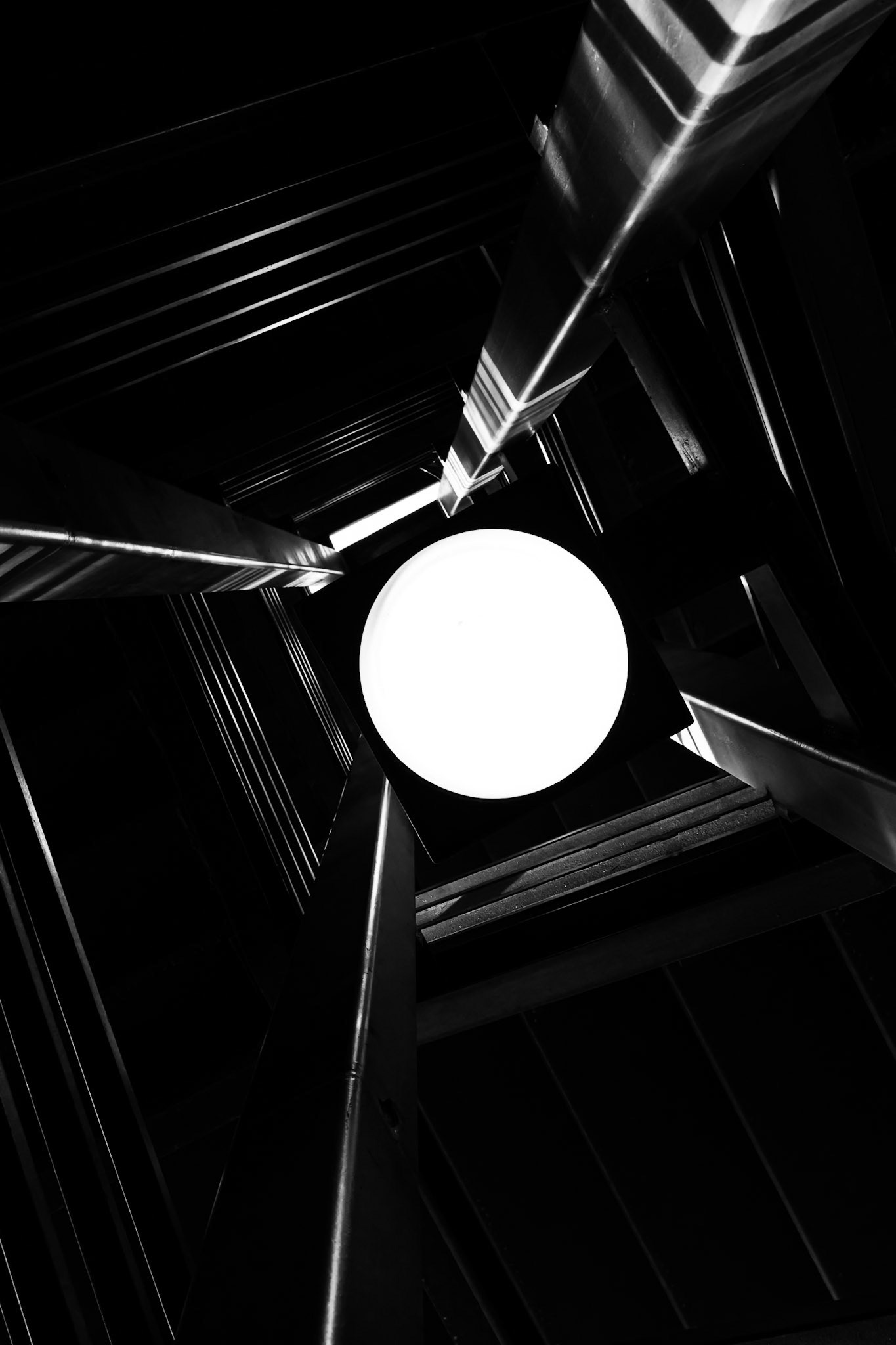 BW Stairwell 9323
