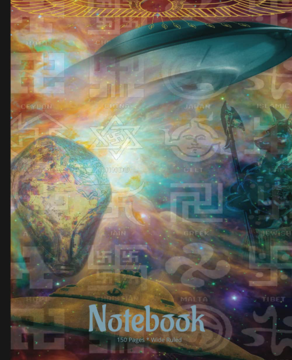 Fantasy Alien Theme Notebook