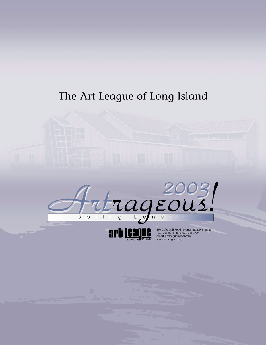 Artrageous 2003 Journal Cover