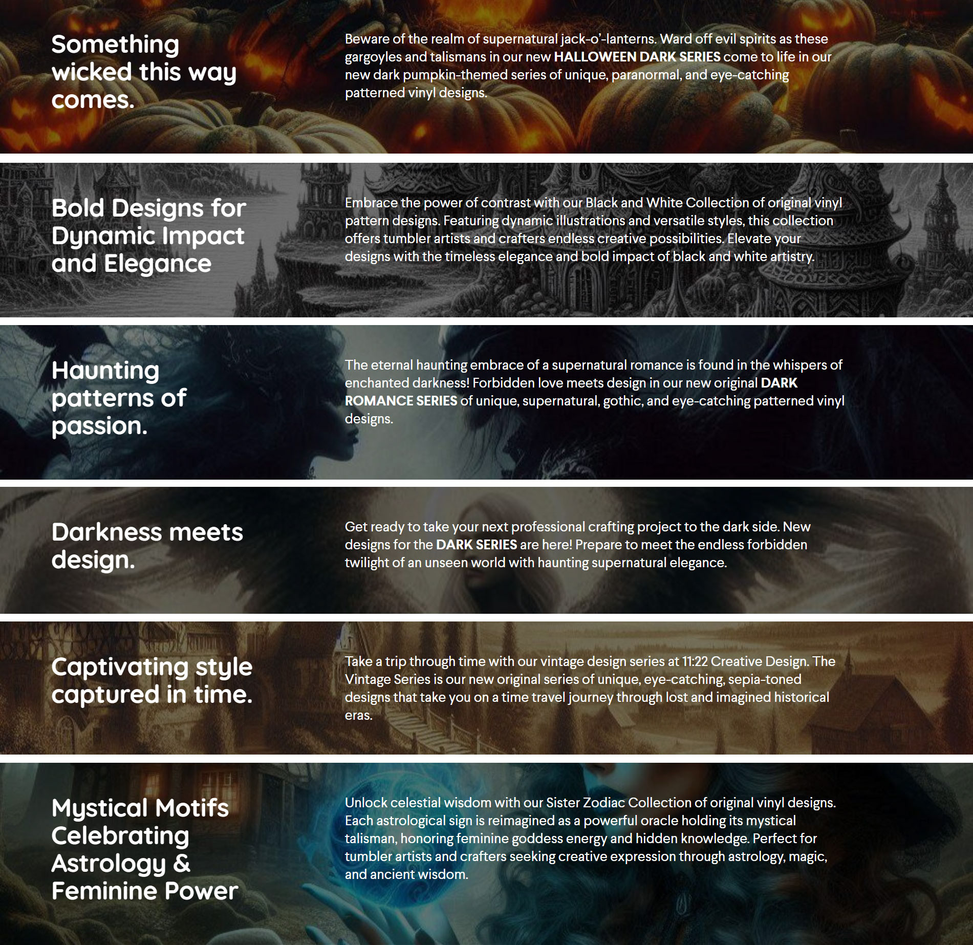 Category Copywriting