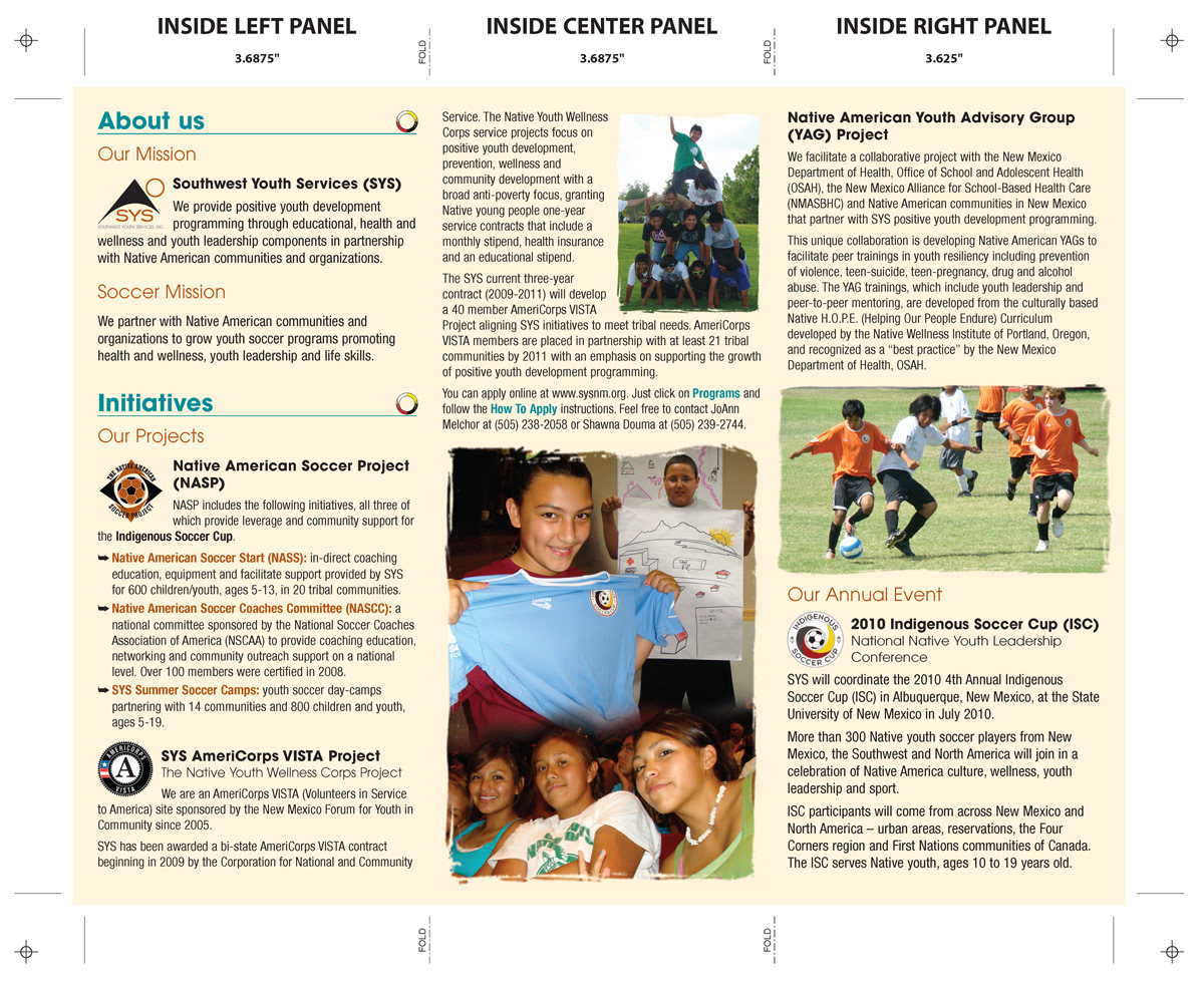 SYS Trifold Brochure (inside)