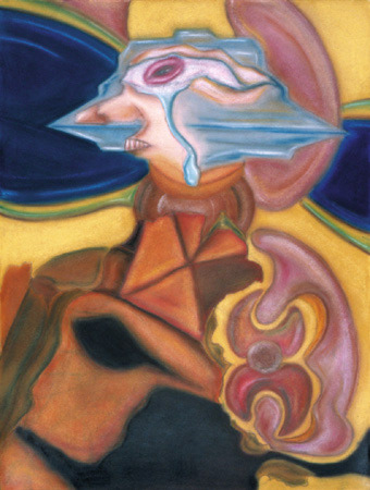 "Man Is Doomed To Perfection" in pastels