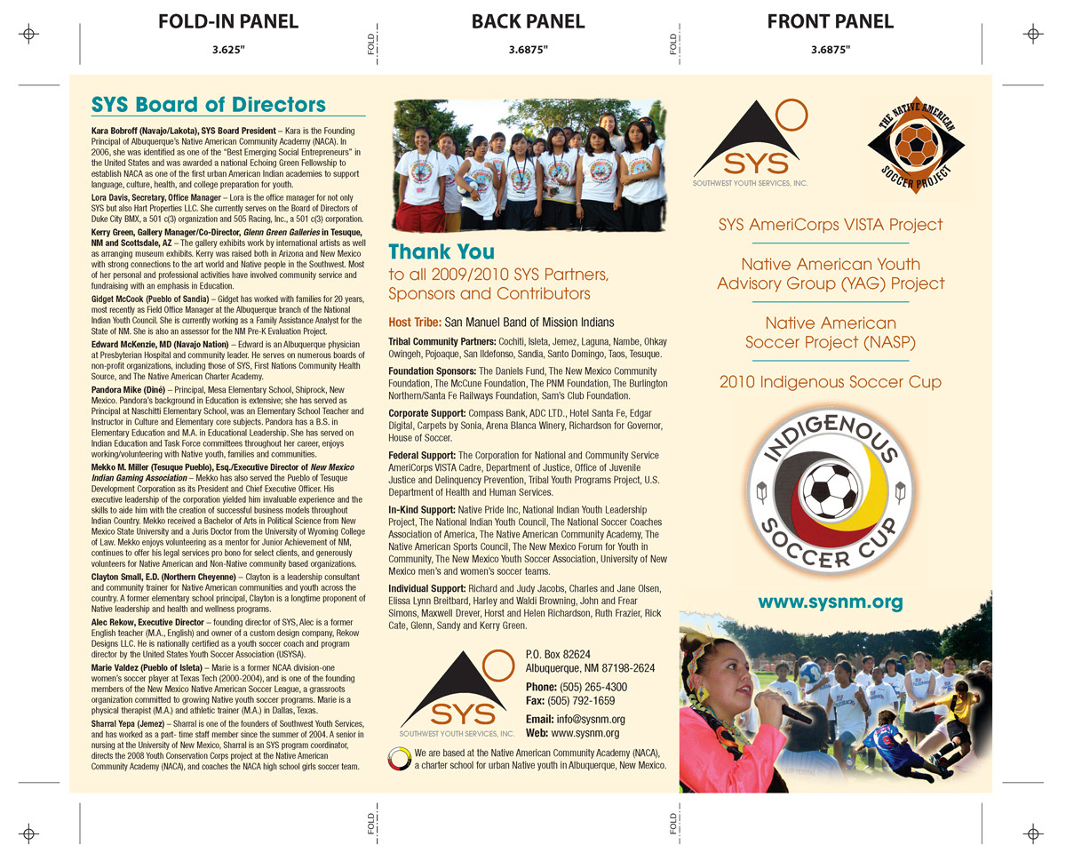 SYS Trifold Brochure (outside)