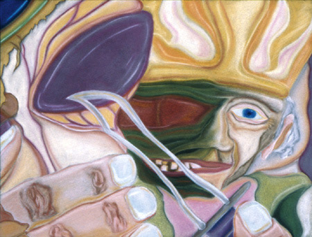 "The Masses: Hostage Crisis" in pastels