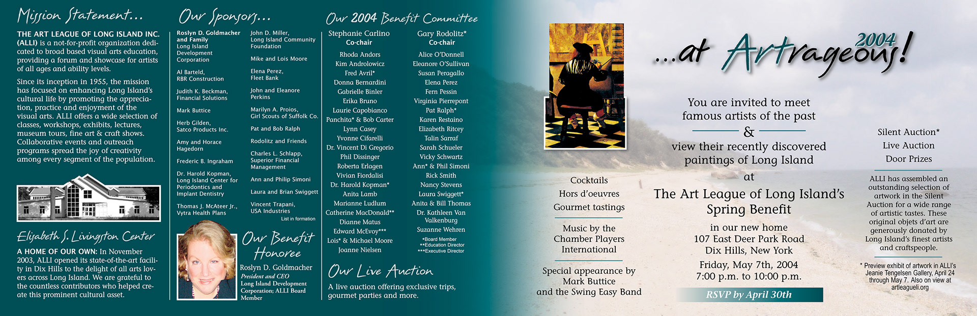 Artrageous 2004 Invitation (inside)