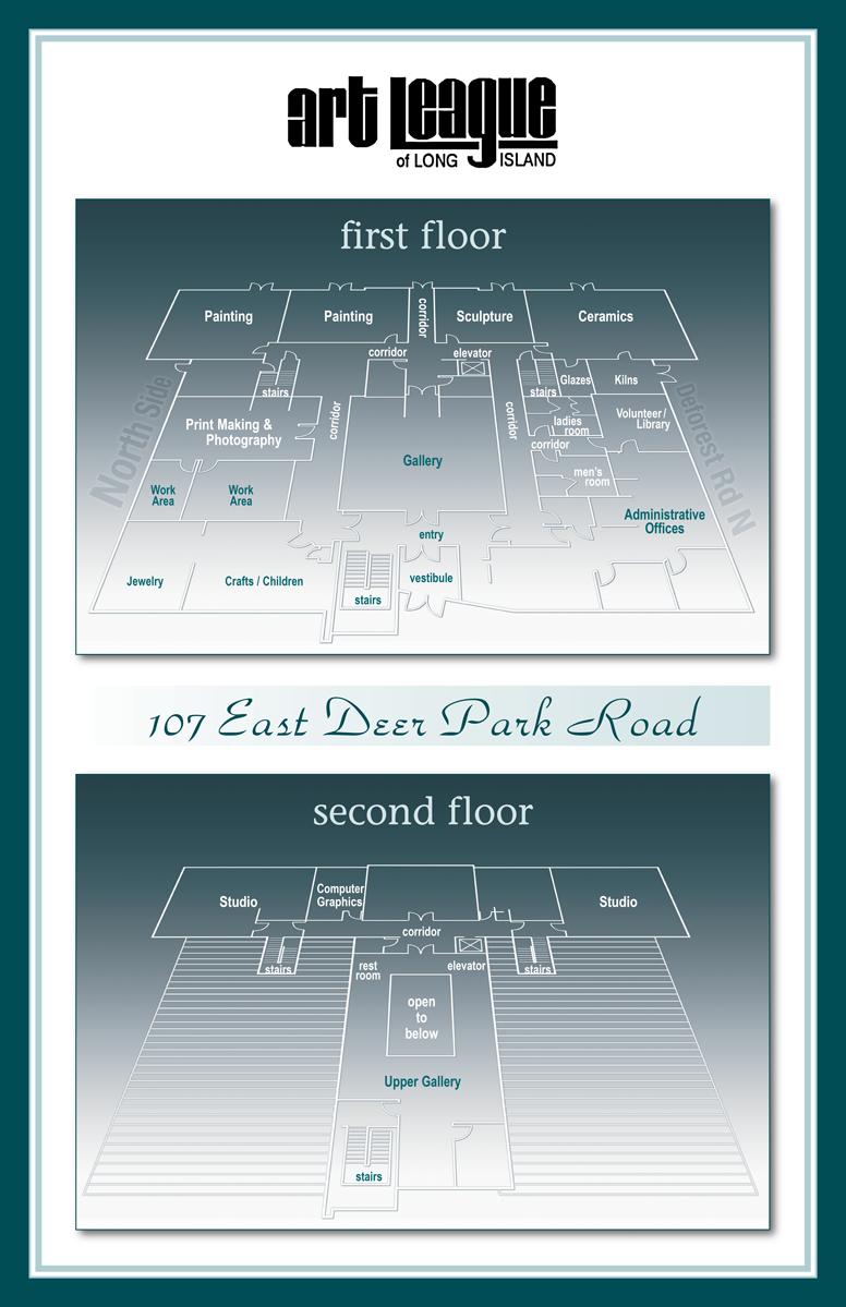 Floorplan for the Art League