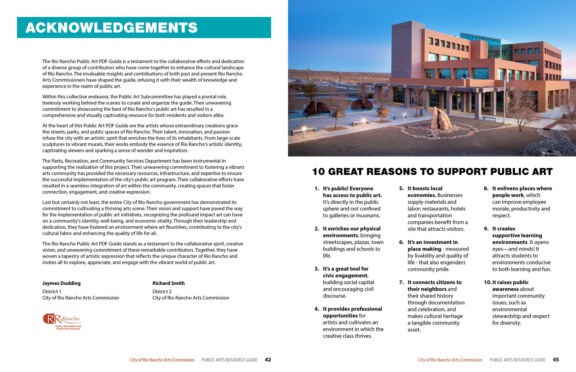 Acknowledgements | 10 Reasons