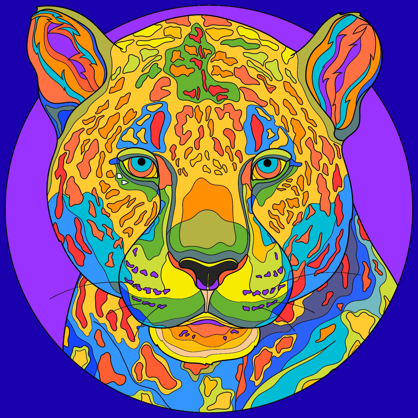 "Temple Avatar" PENUP digital illustration (2022)