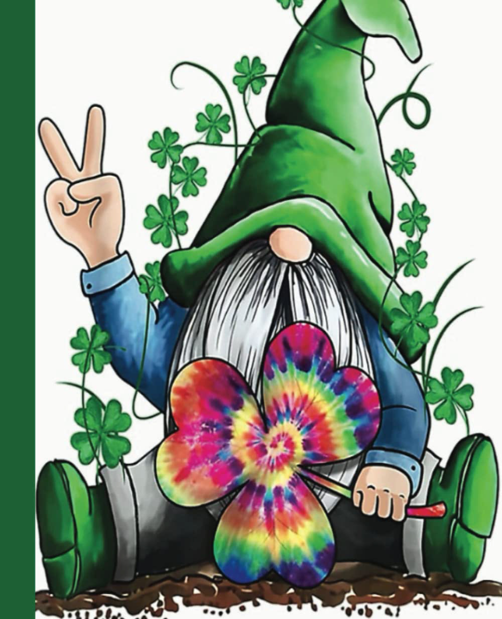 Cute Green Gnome Notebook