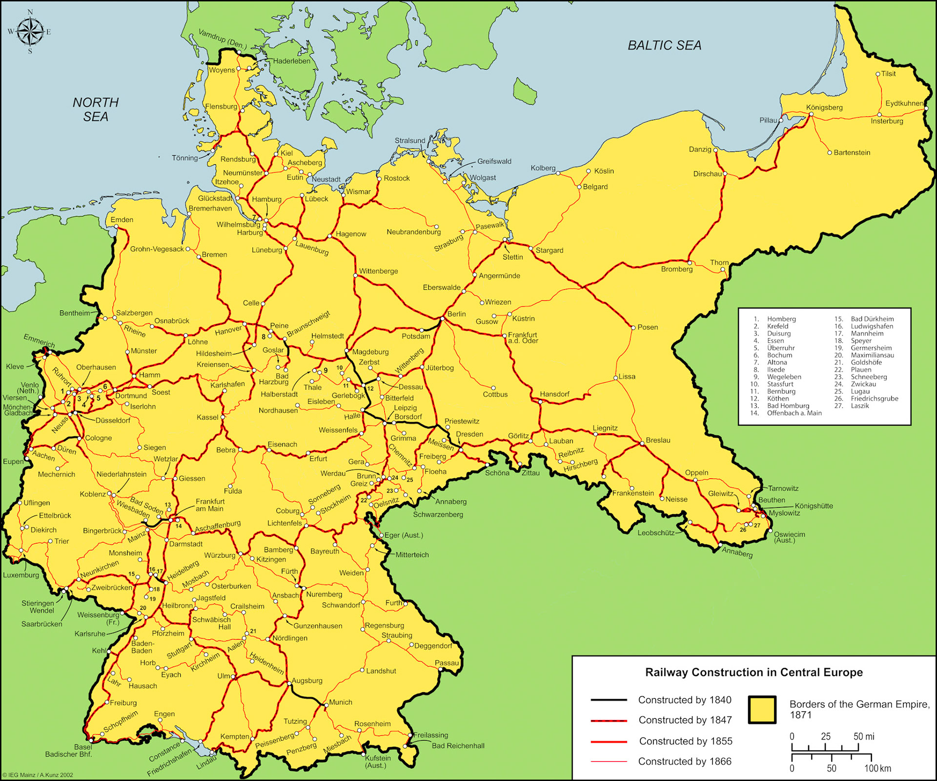Railroads of 19th Century Germany