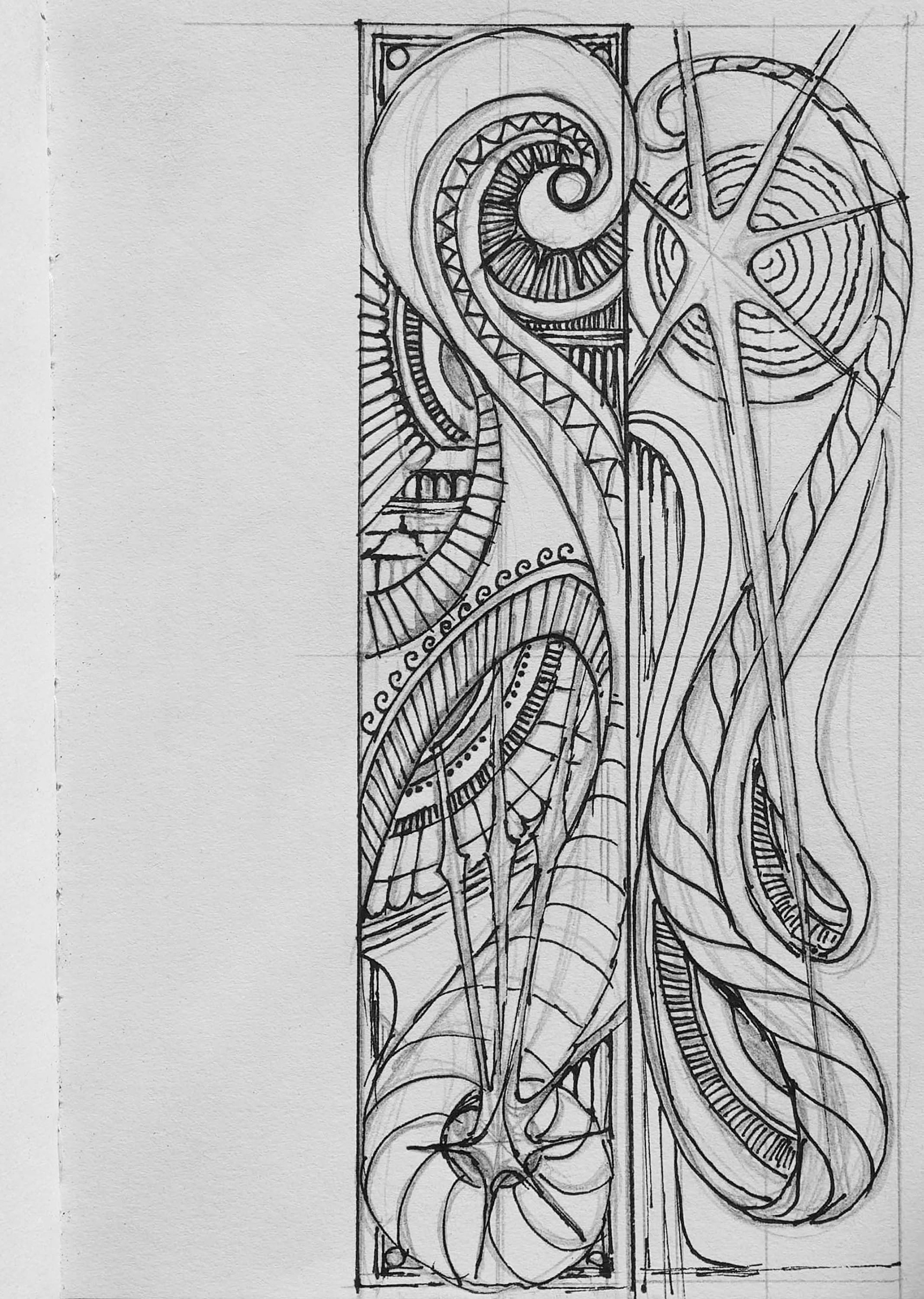Art Deco sketch