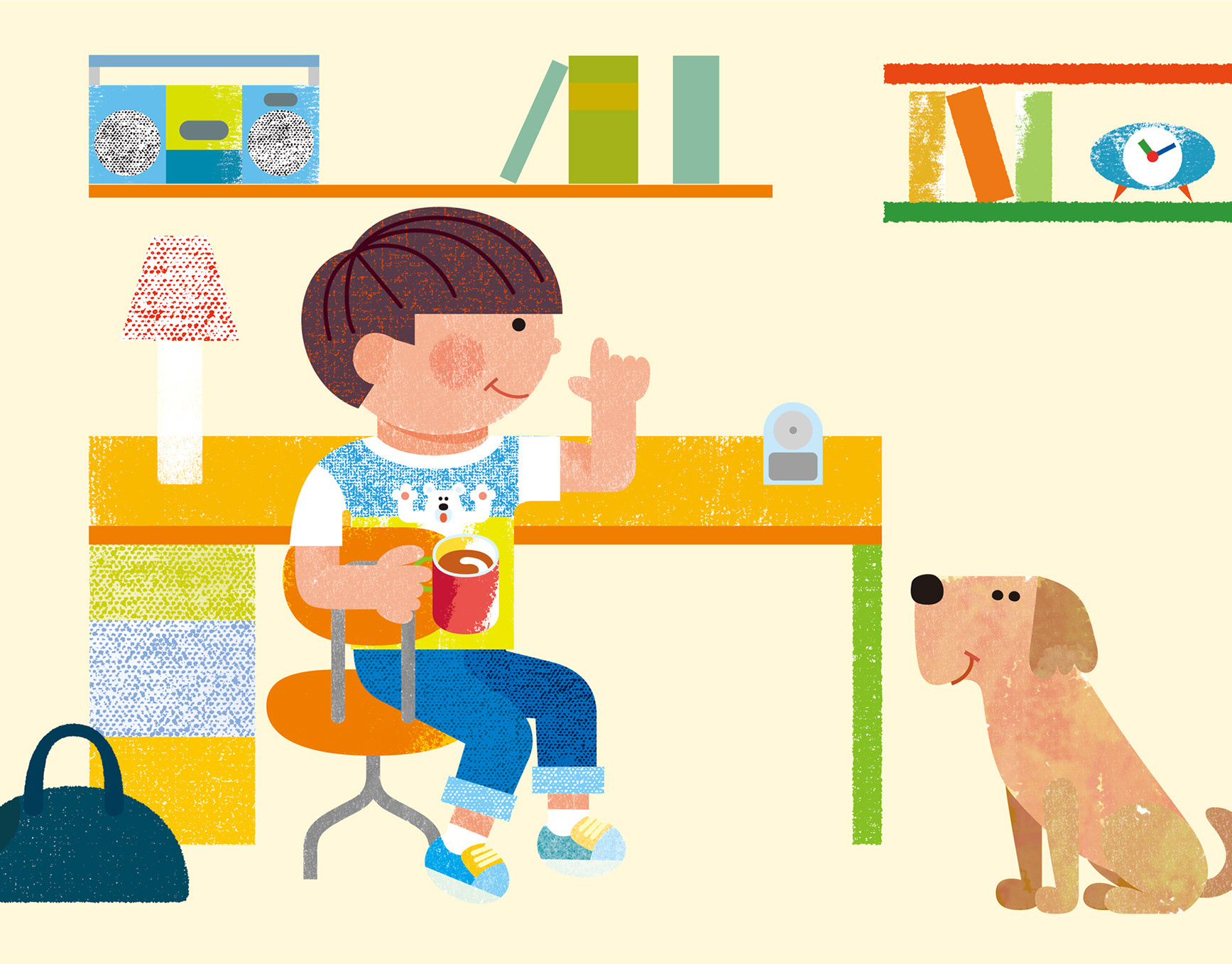 イケベヨシアキ イラストポートフォリオ 子ども向け 家族 動物 絵本 教材