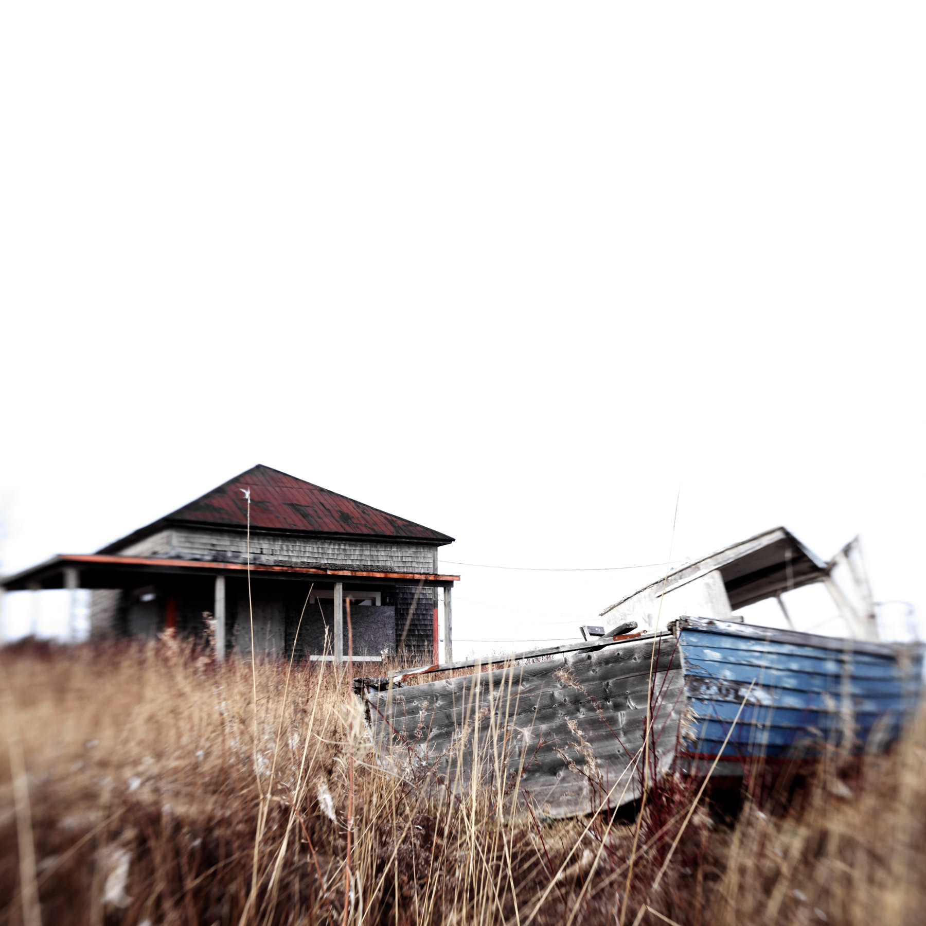Maison no. 33, Les Trois-ruisseaux, Gaspésie human less I, 2010 | 30x30po. | Édition 001/005 + 1 E.A. | Encadré, verre standard | 1750 $