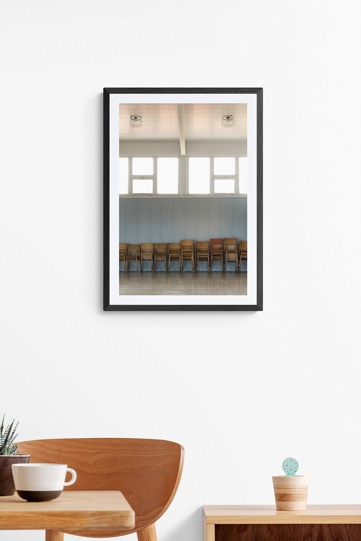 École no. 02, Saint-Jogues, Gaspésie human less II, 2011 | 16x24po. | Édition 002/005 + 1 E.A. | Encadré, verre standard | 1500 $