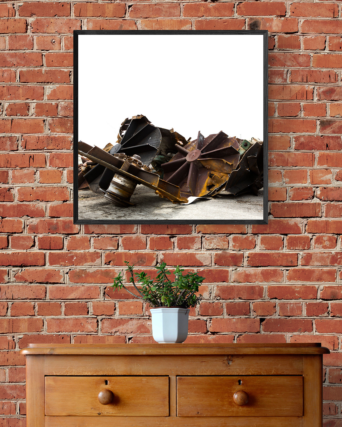 La Stone no. 02, 2011 | Gaspésie human less II | 30x30po. | Édition 002/005 + 1 E.A. | Encadré, verre standard | 1750 $