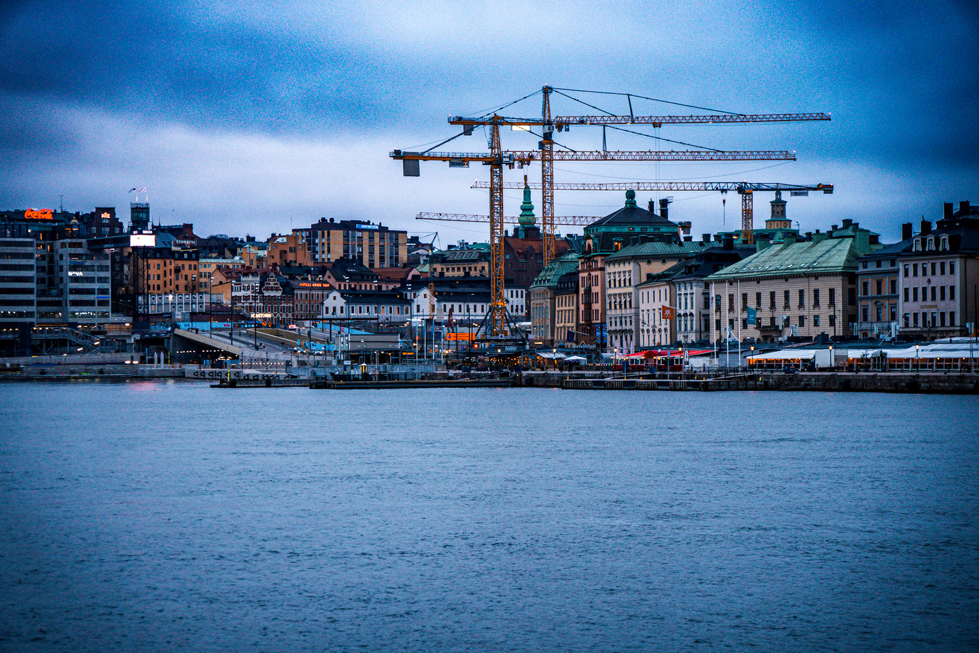 Gamla Stan och Slussen från Skeppsholmen