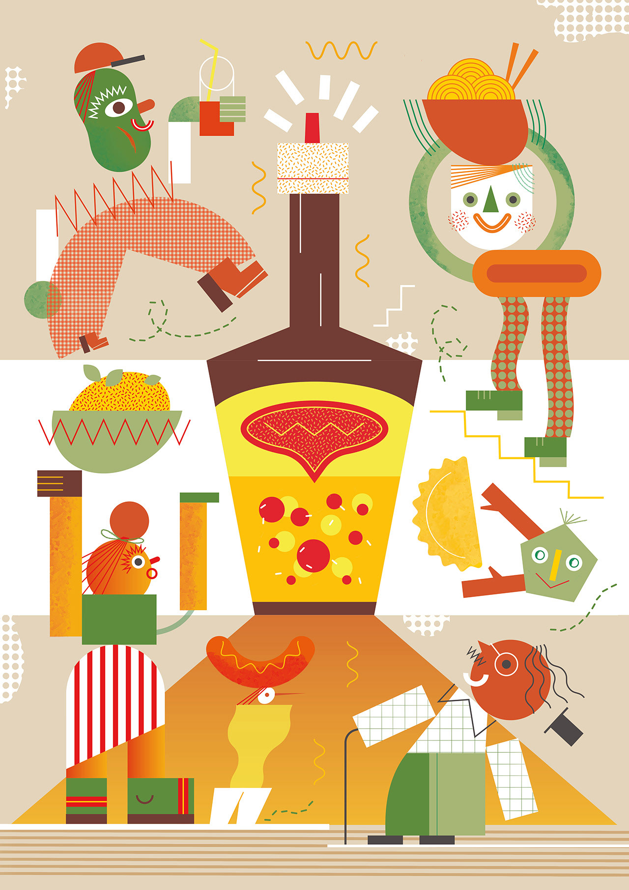 The Moreish Magic of Maggi.  Mock editorial project for Pit magazine's article on Maggi – the world-famous seasoning.