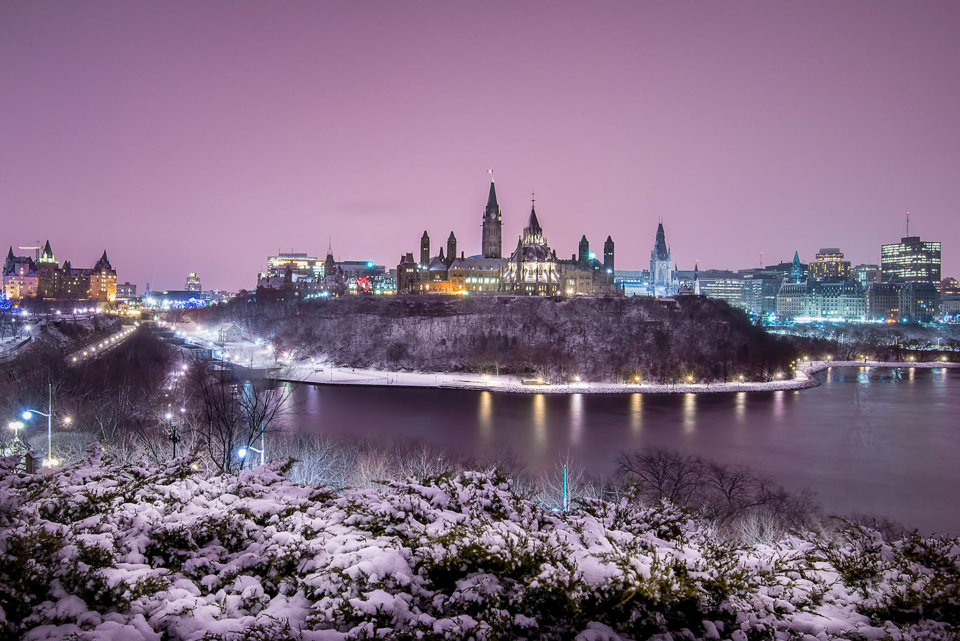 Parliament Hill from Nepean Point
