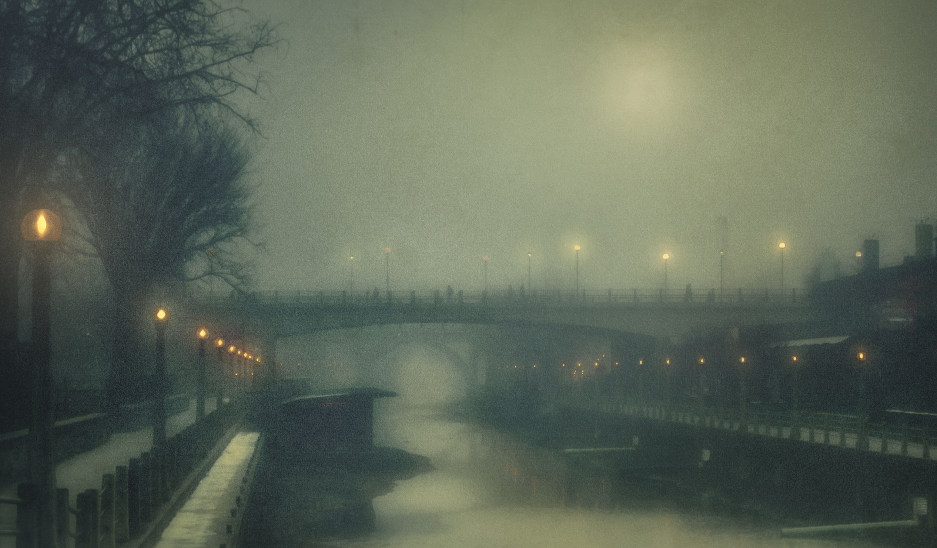 Rideau Canal Foggy Evening