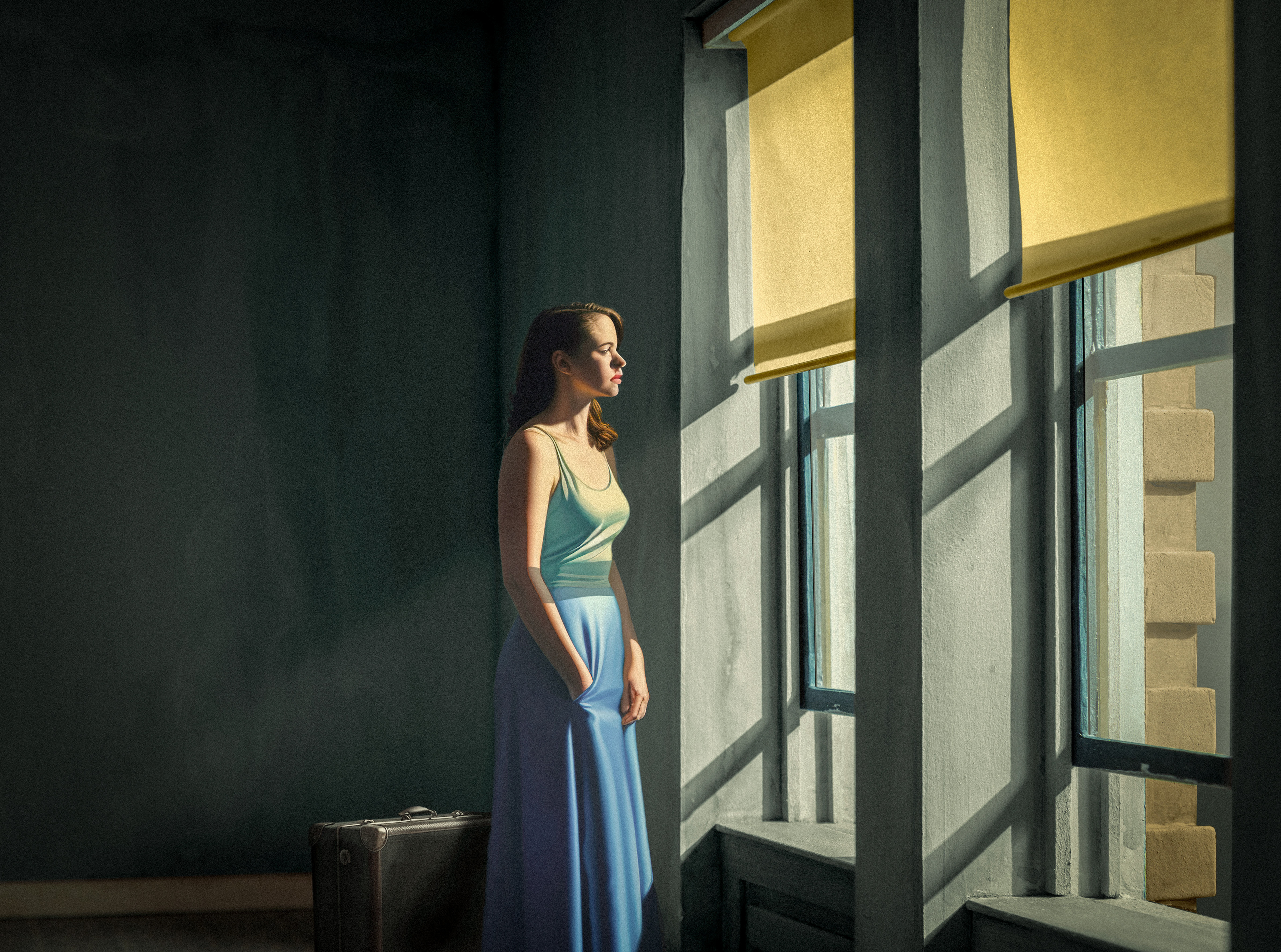 Green Room Hopper Girl, , mark hogan photography