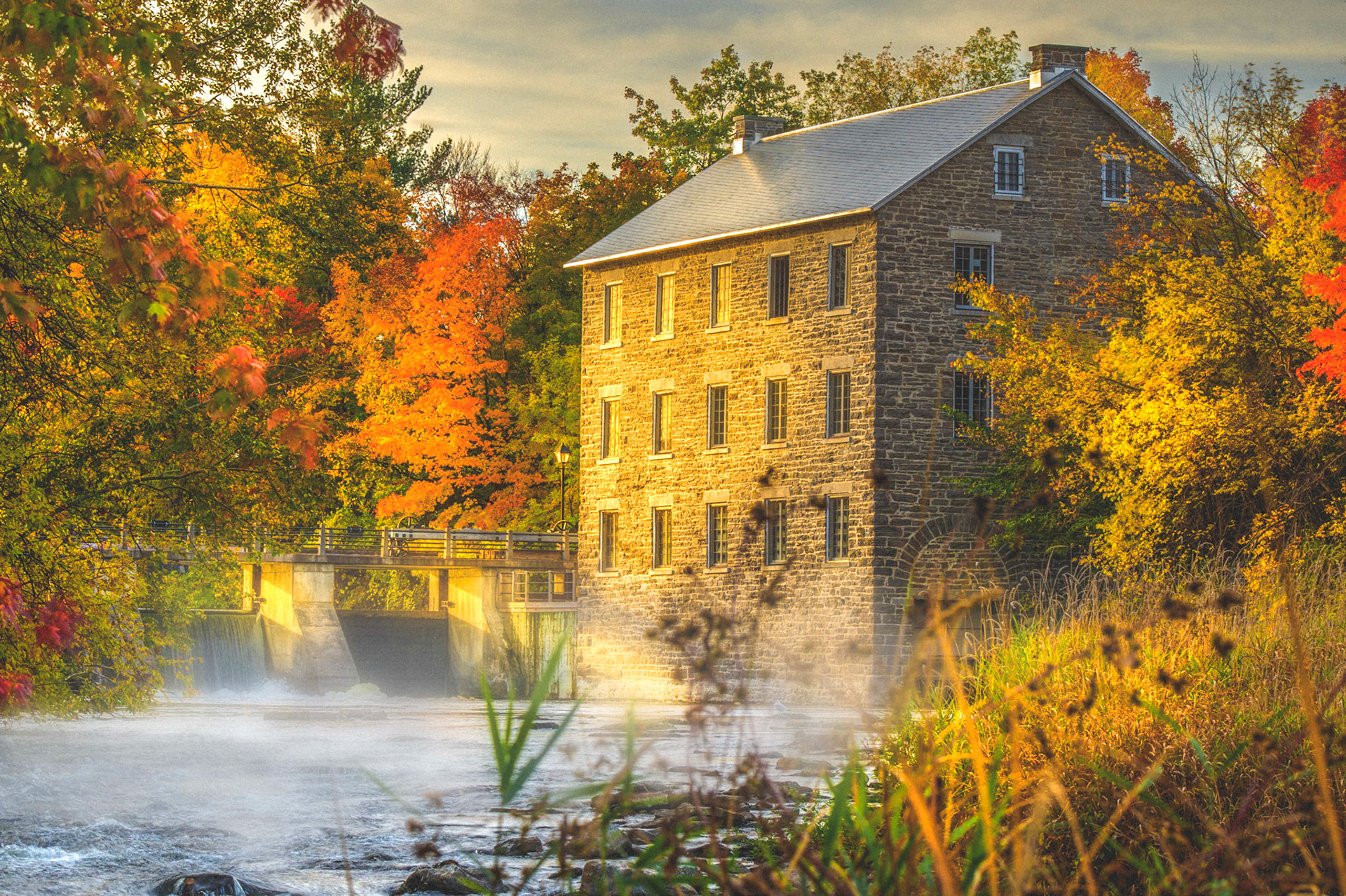 Sunrise at Watson's Mill, Manotick